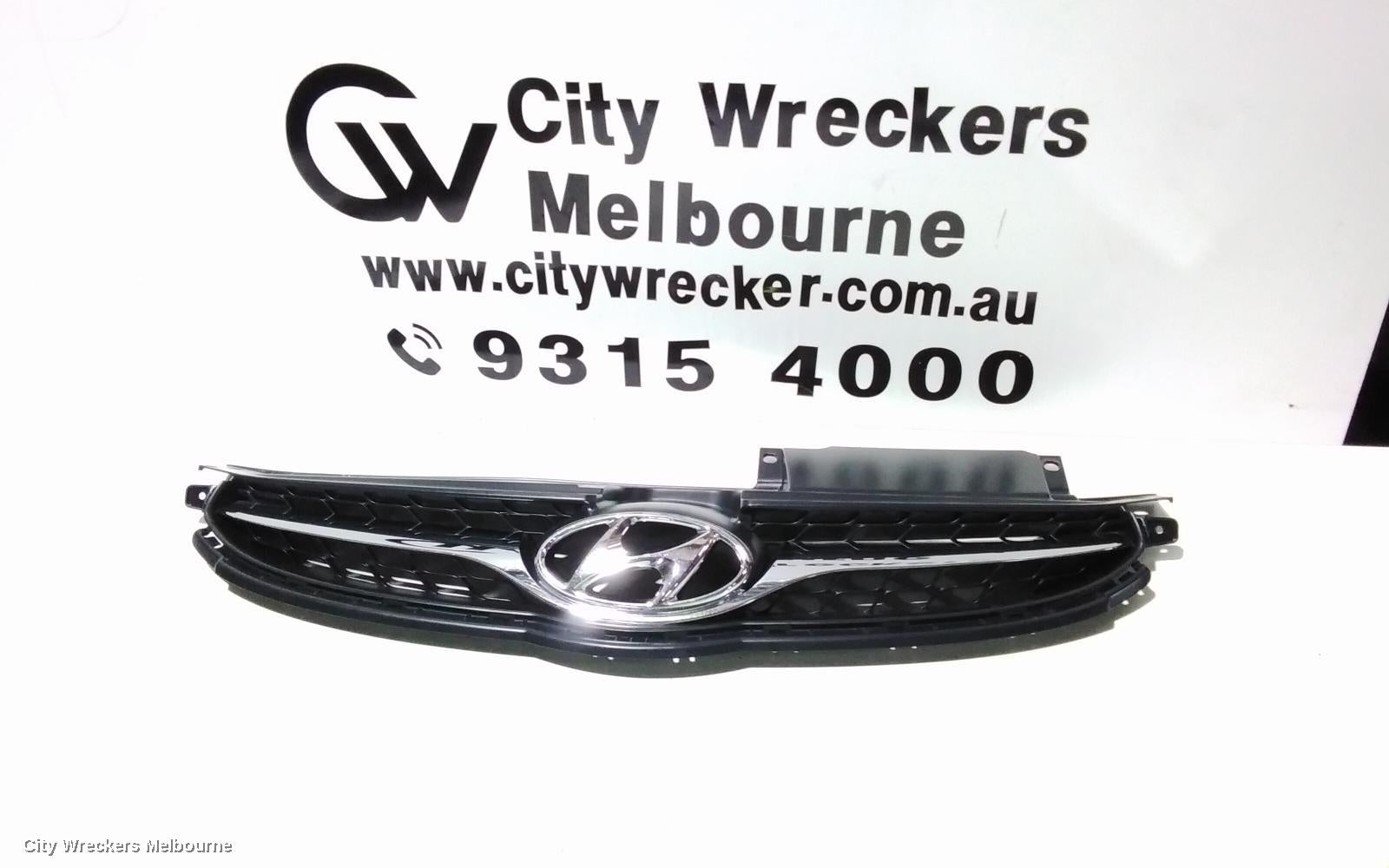 HYUNDAI ELANTRA GRILLE, RADIATOR GRILLE, MD, ACTIVE/ELITE, CHROME, 03/2011 - 09/2013 - Image 2