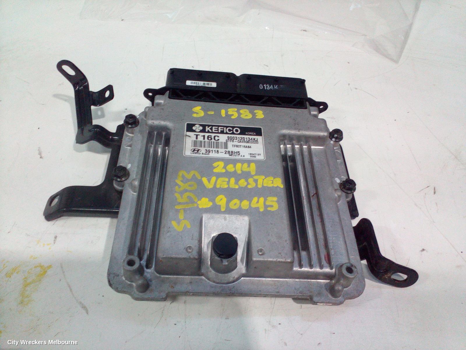 HYUNDAI VELOSTER ECU, ENGINE ECU, TURBO, AUTO T/M, P/N 391182BBH5, ECU ONLY, FS, 07/2012 - 09/2014 - Image 2