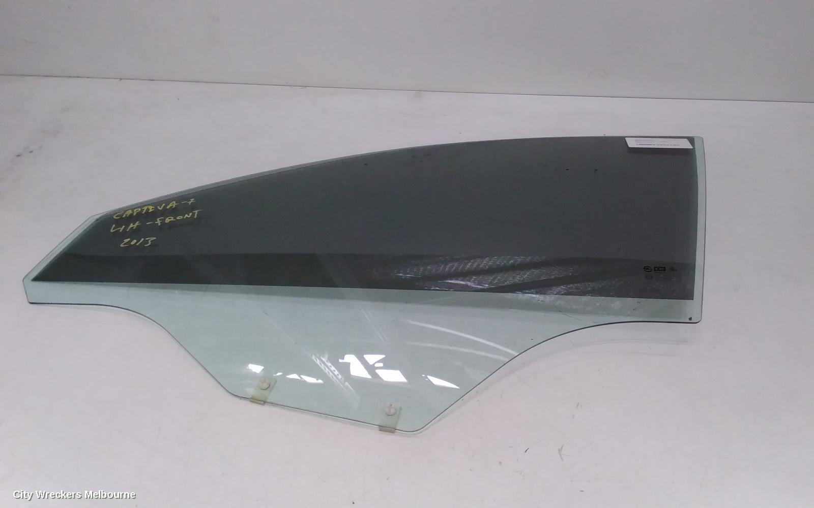 HOLDEN CAPTIVA LEFT FRONT DOOR WINDOW, LEFT FRONT DOOR WINDOW, NON PRIVACY, CG, 01/2011 - 06/2018 - Image 2