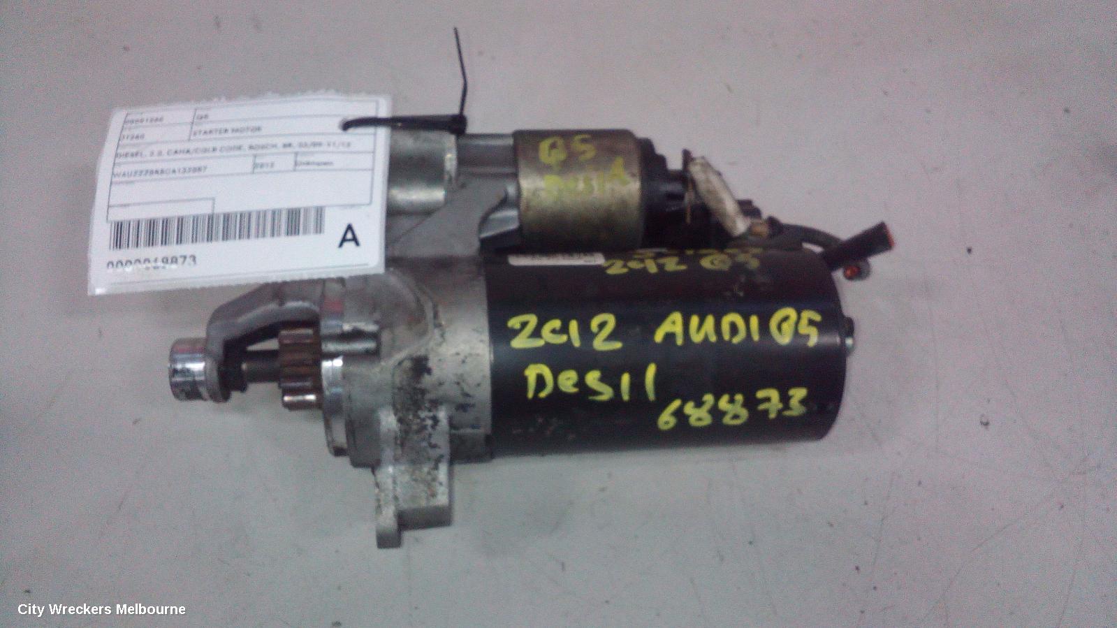 AUDI Q5 STARTER, DIESEL, 2.0, CAHA/CGLB CODE, BOSCH, 8R, 03/2009 - 11/2012 - Image 2