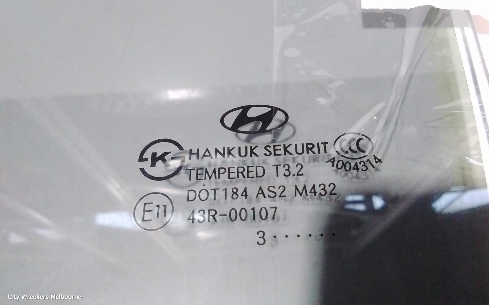 HYUNDAI VELOSTER LEFT REAR DOOR WINDOW, FS, 12/2011 - 02/2018 - Image 2