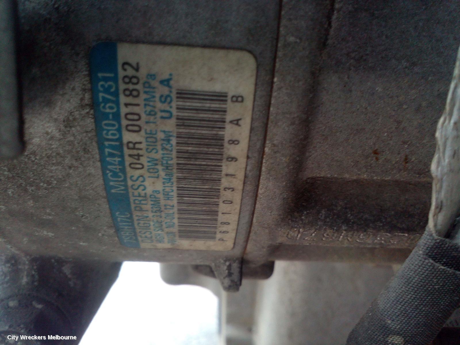 JEEP CHEROKEE A/C COMPRESSOR, KL, 3.2, PETROL, 02/2014 - 11/2022 - Image 3