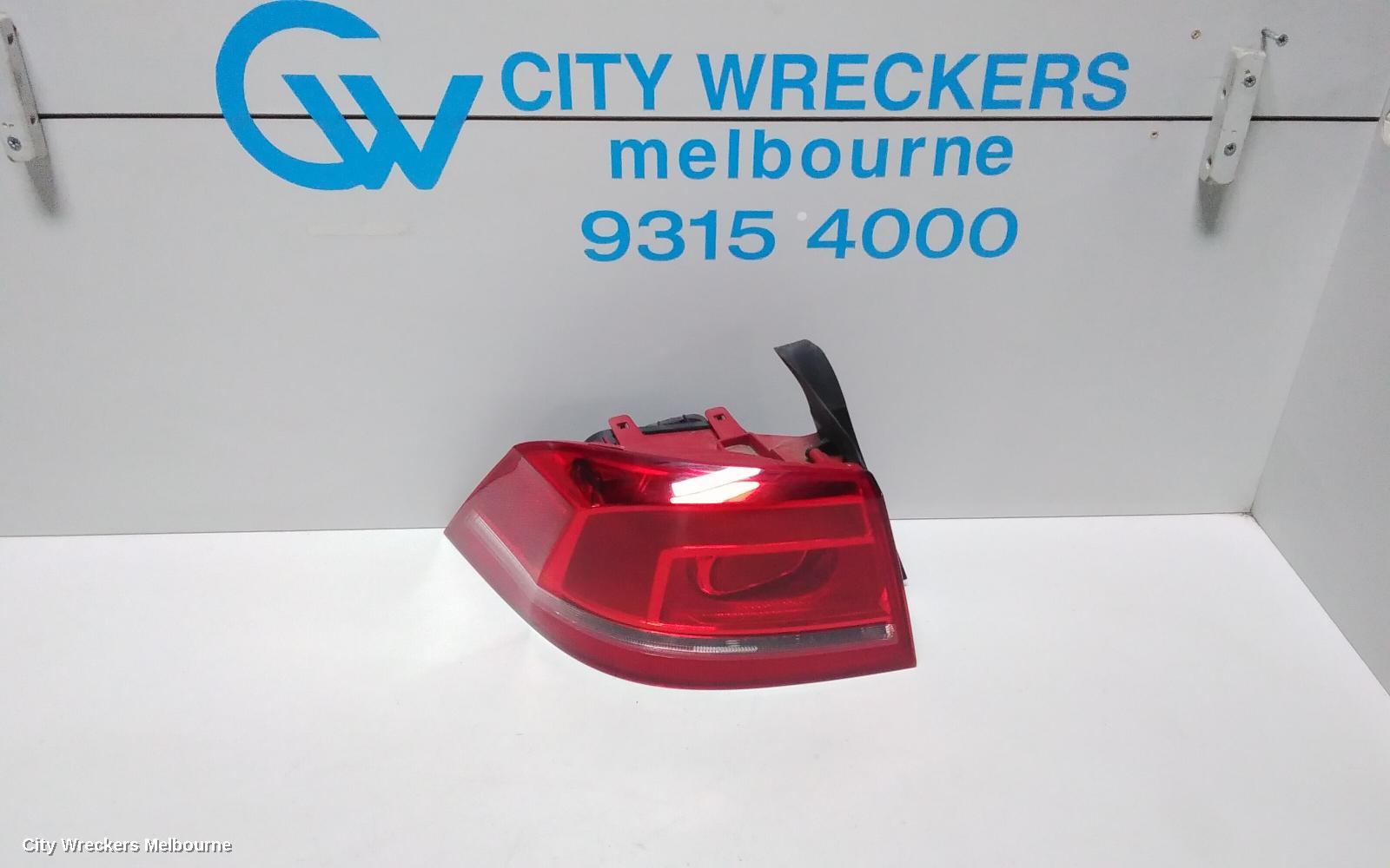 VOLKSWAGEN PASSAT LEFT TAILLIGHT, 3C/MK6 B7, SEDAN, NON LED TYPE, 09/2010 - 05/2015 - Image 1