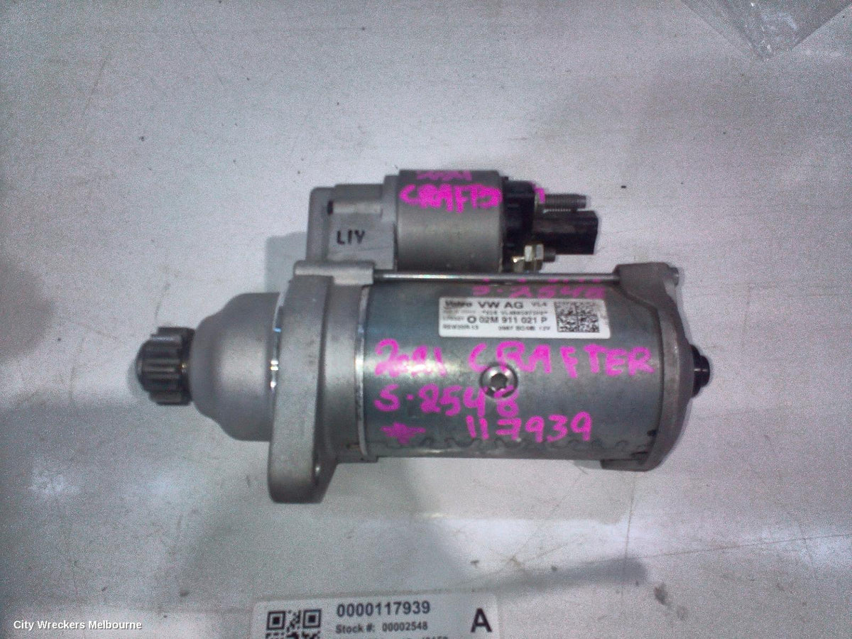 VOLKSWAGEN CRAFTER STARTER, DIESEL, 2.0, DAVA CODE, VALEO, 2.2KW, SY1, 08/2017 ONWARDS - Image 3