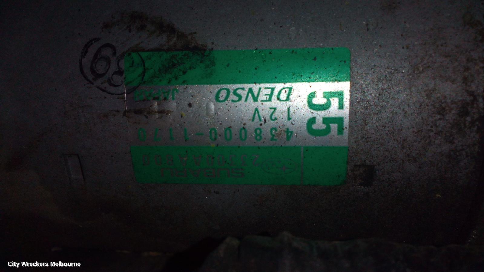 SUBARU OUTBACK STARTER, PETROL, FB25, AUTO, CVT, 6 SPEED, 6TH GEN, 08/2014 ONWARDS - Image 1