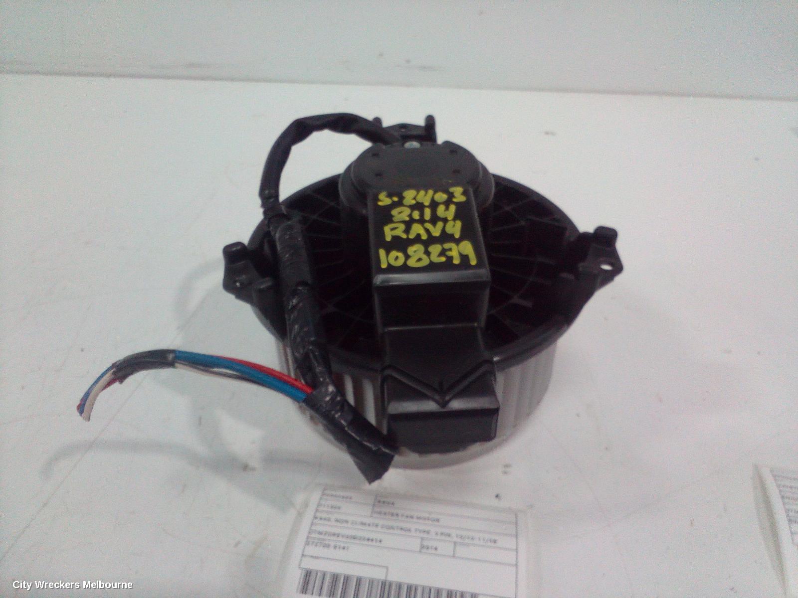 TOYOTA RAV4 HEATER FAN MOTOR, XA40, CLIMATE CONTROL TYPE, 3 PIN, 12/2012 - 12/2018 - Image 1