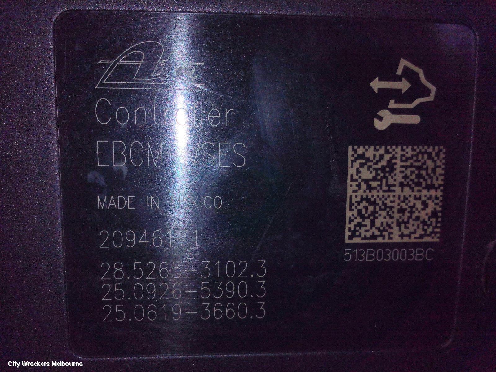 HOLDEN CAPTIVA ABS PUMP/MODULATOR, CG, P/N 20774274, 09/2006 - 06/2018 - Image 2