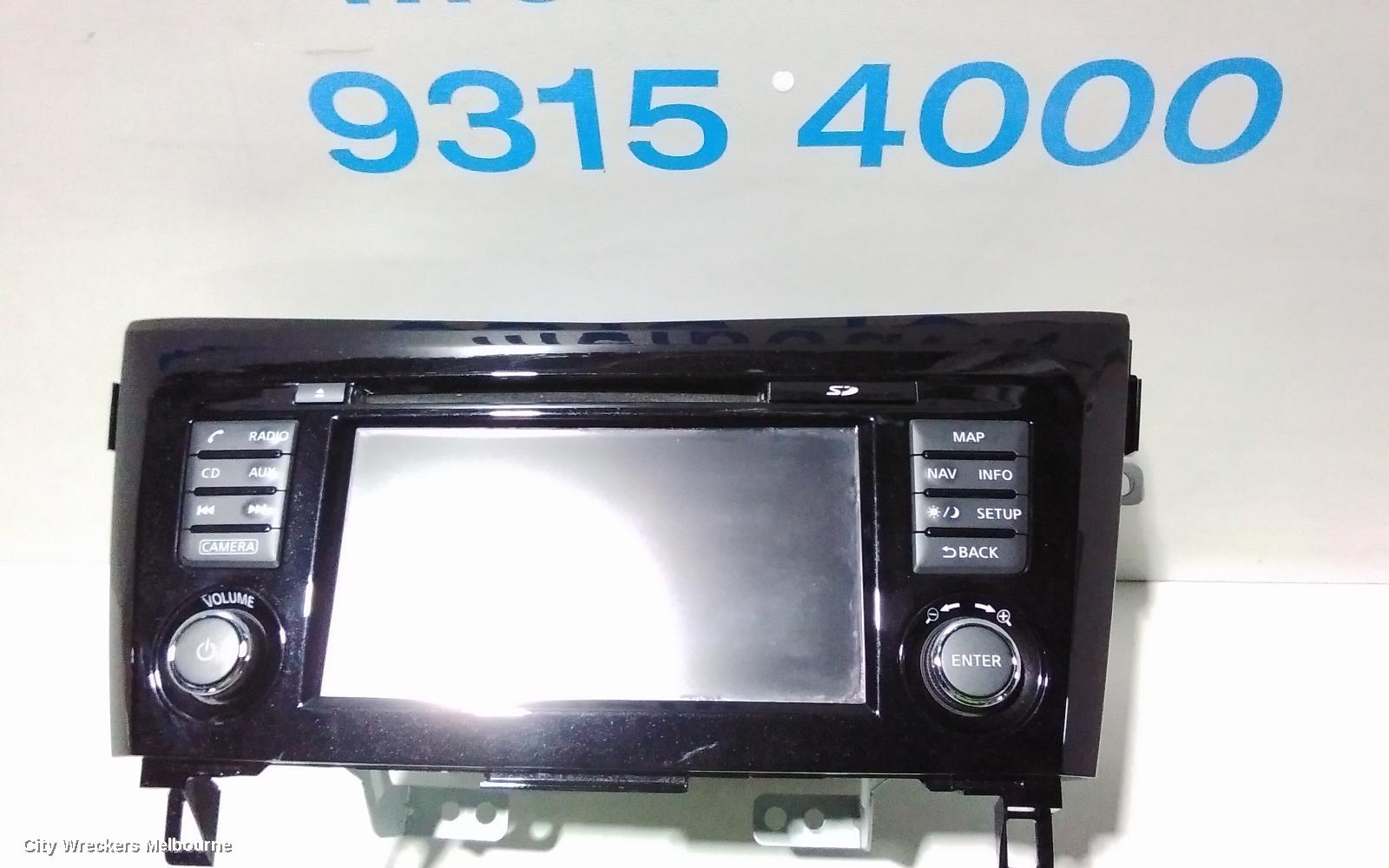 NISSAN QASHQAI RADIO/CD/DVD/SAT/TV, DISPLAY & HEAD UNIT, SAT NAV TYPE, J11, 06/2014 ONWARDS - Image 3