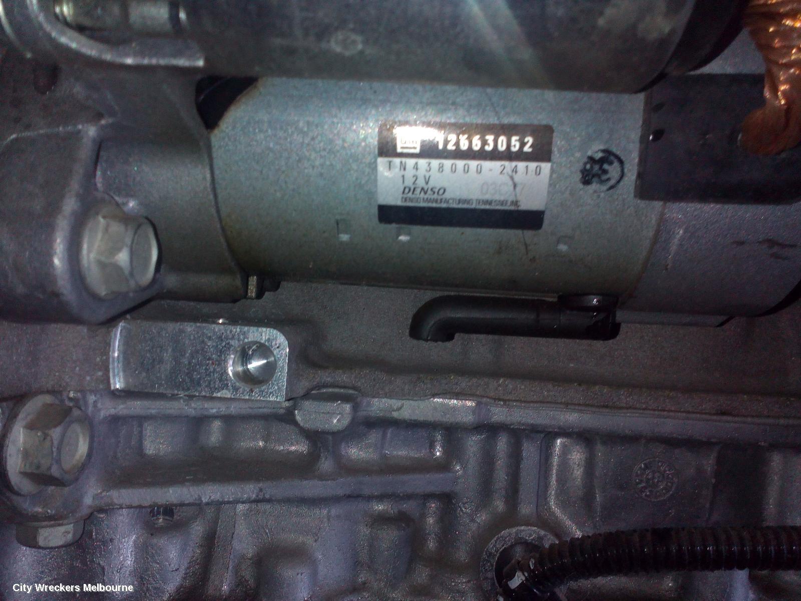 HOLDEN COMMODORE STARTER, PETROL, 2.0, TURBO, ZB, 10/2017 - 12/2020 - Image 1