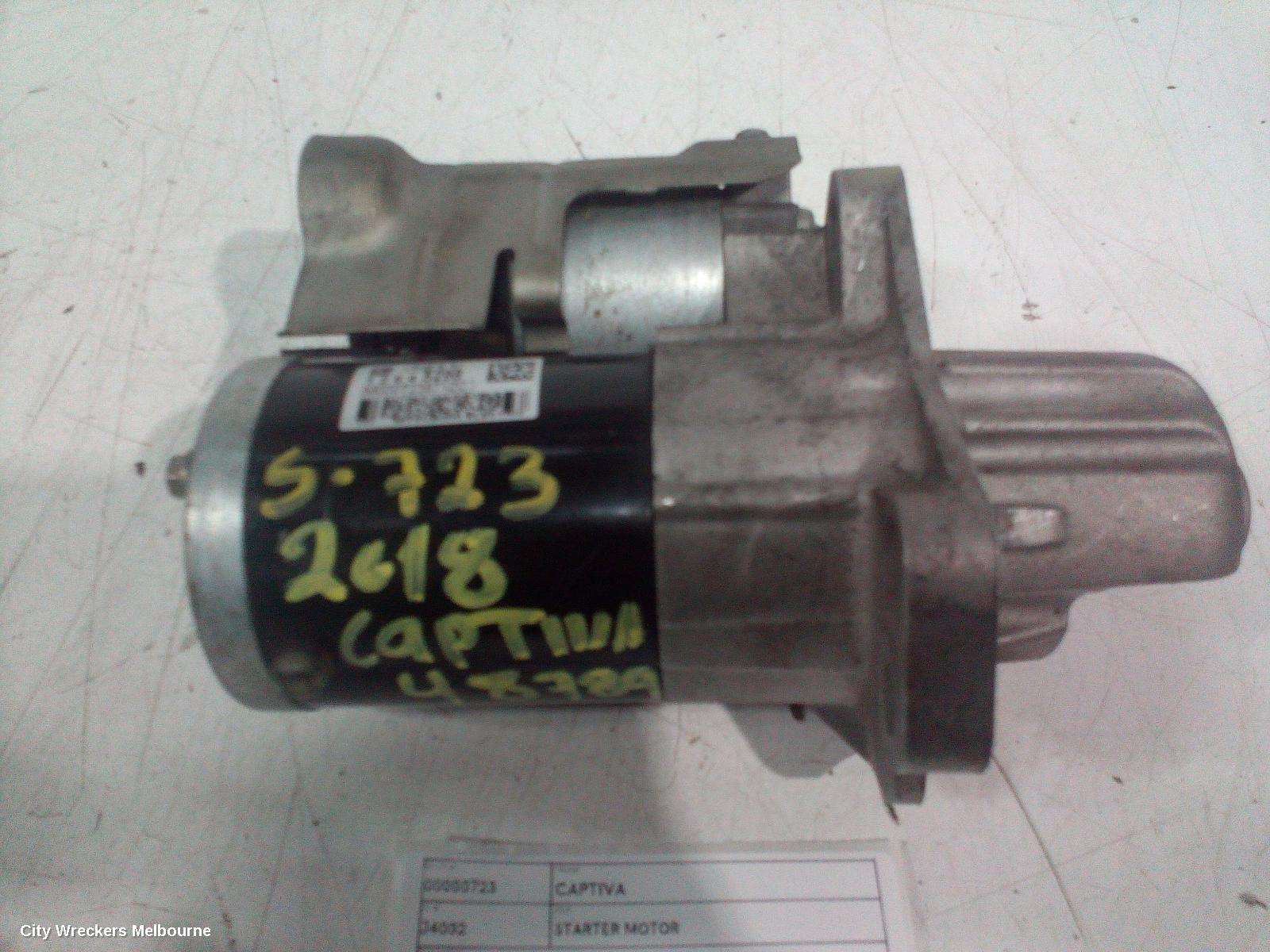 HOLDEN CAPTIVA STARTER, PETROL, 3.0, CG, 01/2011 - 06/2018 - Image 2