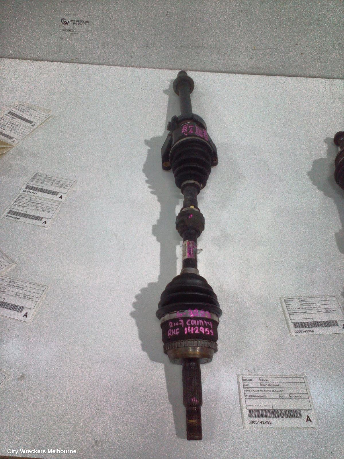 TOYOTA CAMRY RIGHT DRIVESHAFT, AUTO, 2.4, 2AZ-FE, ACV40, 06/2006 - 11/2011 - Image 2
