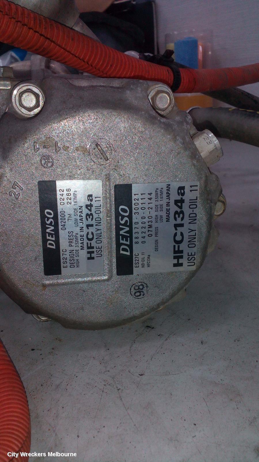 TOYOTA CAMRY A/C COMPRESSOR, AHV40, HYBRID, 12/2009 - 11/2011 - Image 2