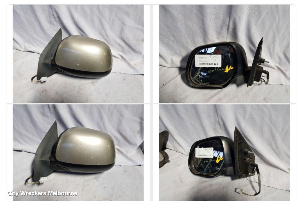 MITSUBISHI OUTLANDER LEFT DOOR MIRROR, ZG, 3 WIRE TYPE, 11/2006 - 09/2009 - Image 1