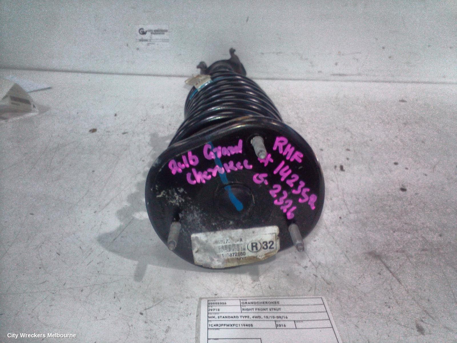 JEEP GRANDCHEROKEE RIGHT FRONT STRUT, WK, STANDARD TYPE, 4WD, 10/2010 - 09/2016 - Image 1