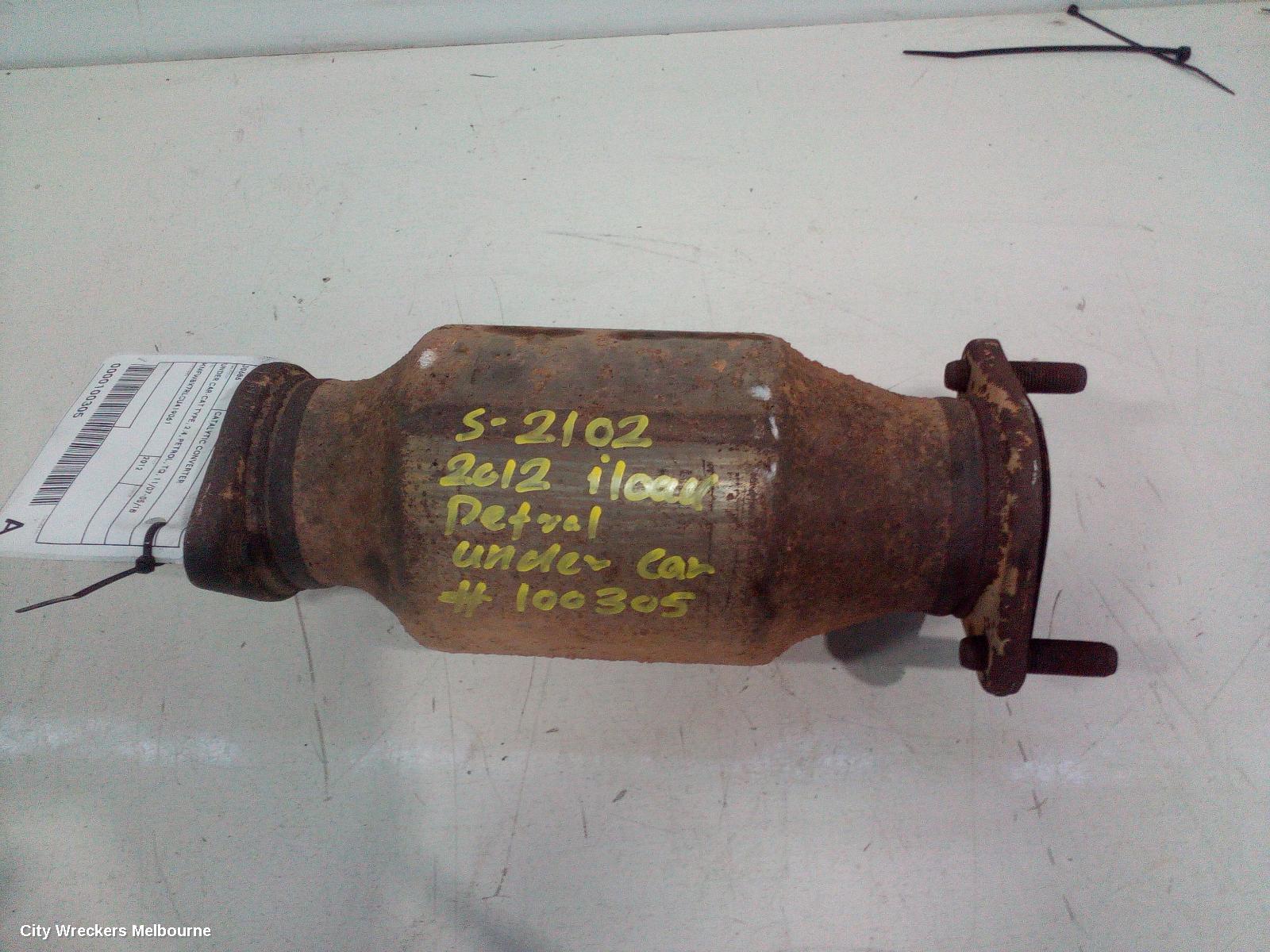 HYUNDAI ILOAD/IMAX CATALYTIC CONVERTER, UNDER CAR-CAT TYPE, 2.4, PETROL, TQ, 11/2007 - 05/2018 - Image 2