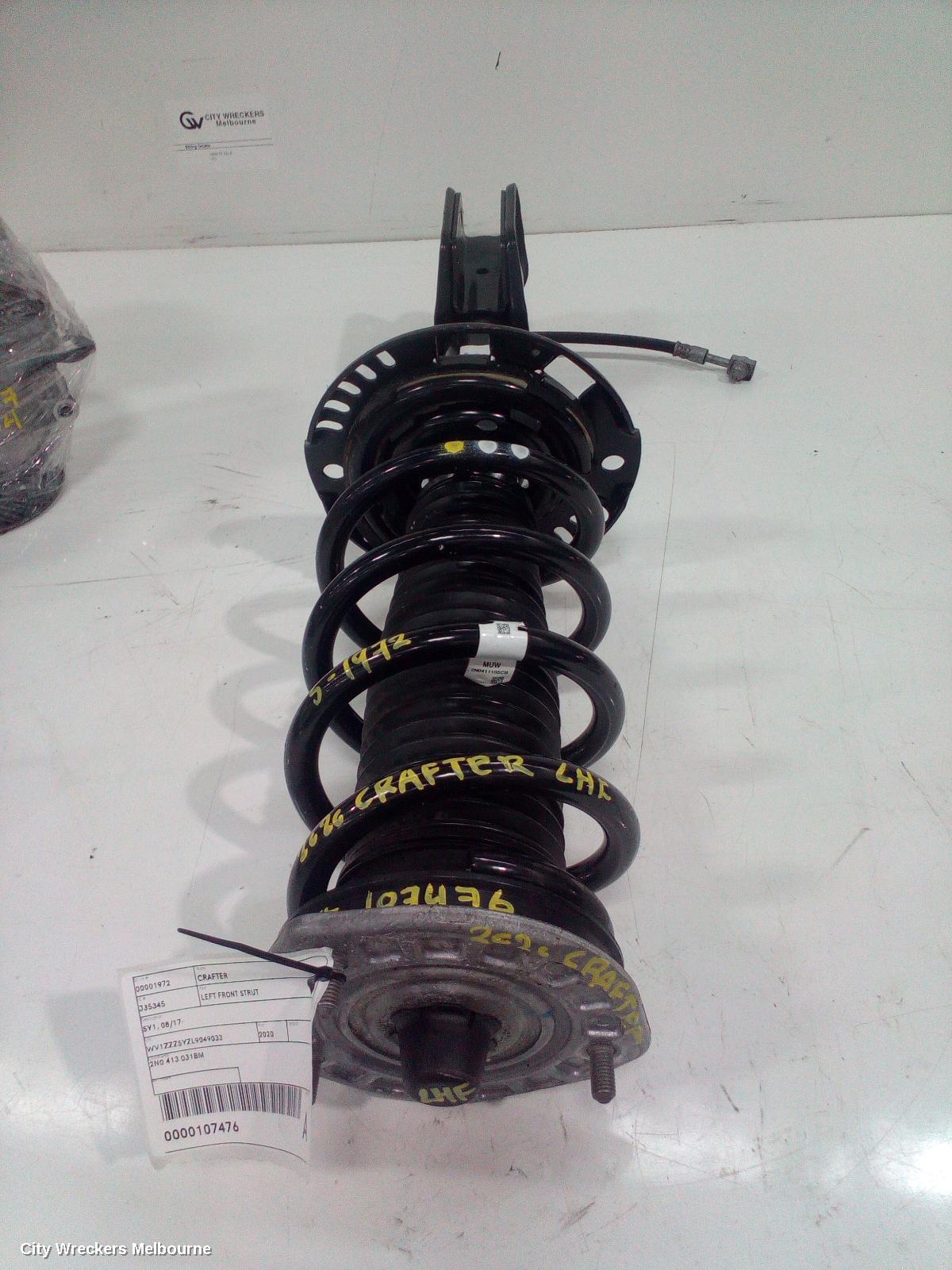 VOLKSWAGEN CRAFTER LEFT FRONT STRUT, SY1, 08/2017 ONWARDS - Image 2