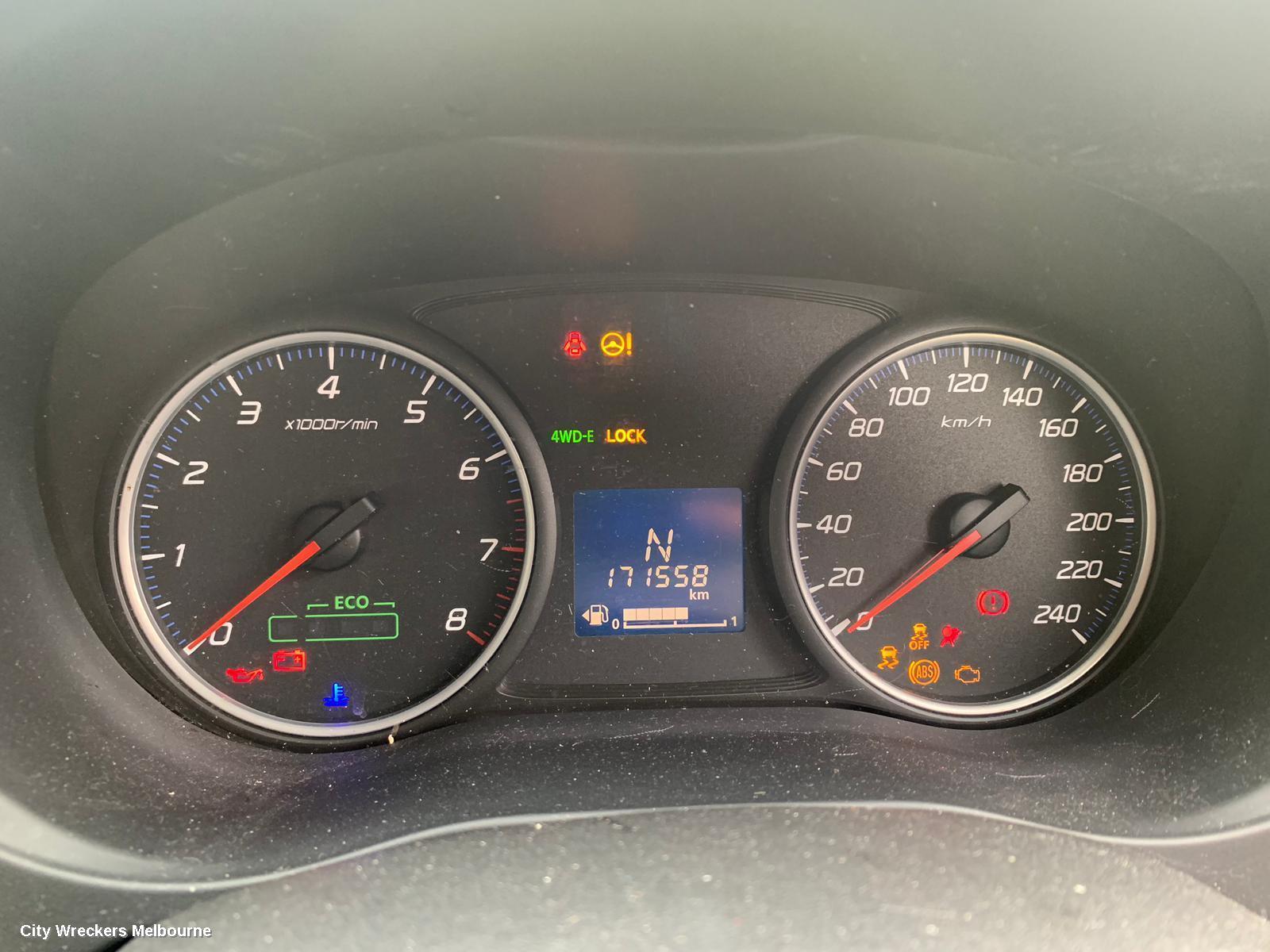 MITSUBISHI OUTLANDER INSTRUMENT CLUSTER, PETROL, AUTO T/M, W/ ECO ON TACHO, ZJ-ZK, 10/2012 - 03/2018 - Image 1