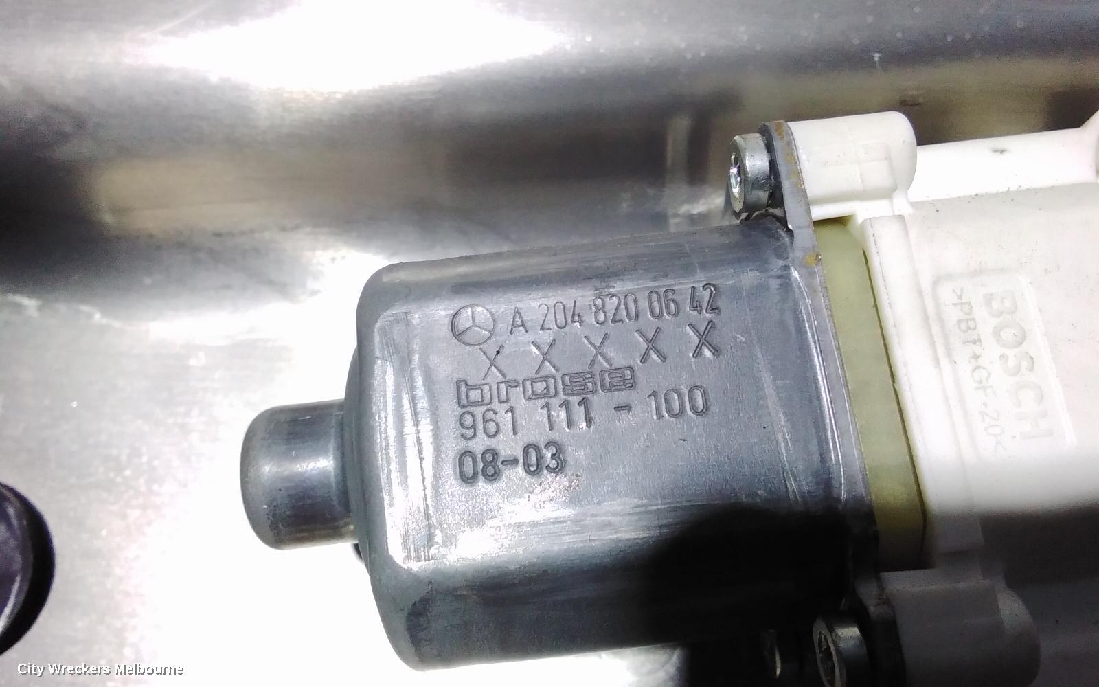 MERCEDES C CLASS LEFT REAR WND REG/MOTOR, W204, DOOR REG AND MOTOR ASSY, 07/2007 - 04/2011 - Image 3