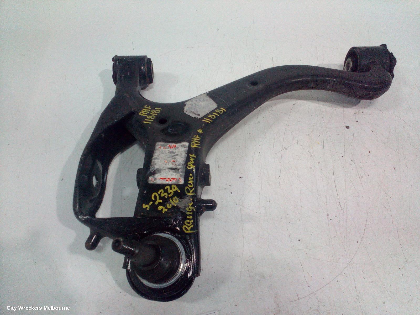 LAND ROVER RANGEROVER SPORT RIGHT FRONT LOWER CONTROL ARM, L320, W/ AIR SUSPENSION TYPE, 08/2005 - 12/2013 - Image 2