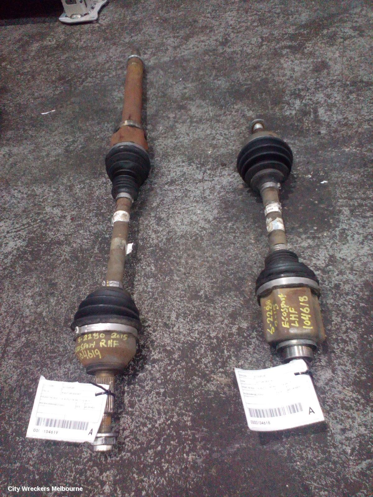 FORD ECOSPORT RIGHT DRIVESHAFT, FRONT, PETROL, 1.5, AUTO T/M, BK, 11/2013 - 09/2017 - Image 3