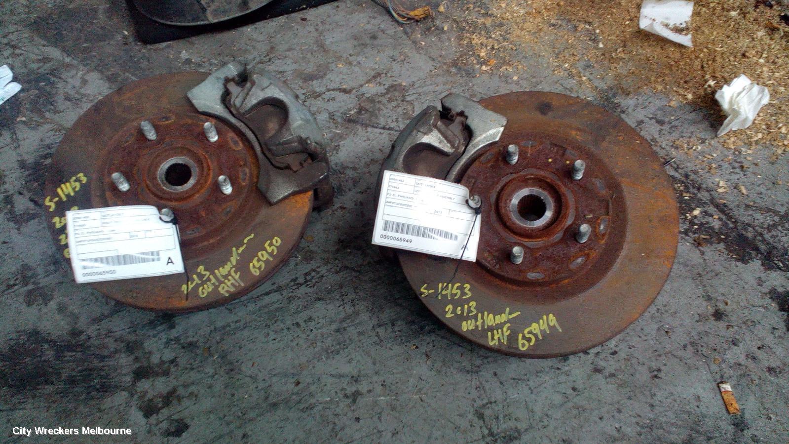 MITSUBISHI OUTLANDER RIGHT FRONT HUB ASSEMBLY, ZG-ZL, FWD/AWD, 11/2006 ONWARDS - Image 2