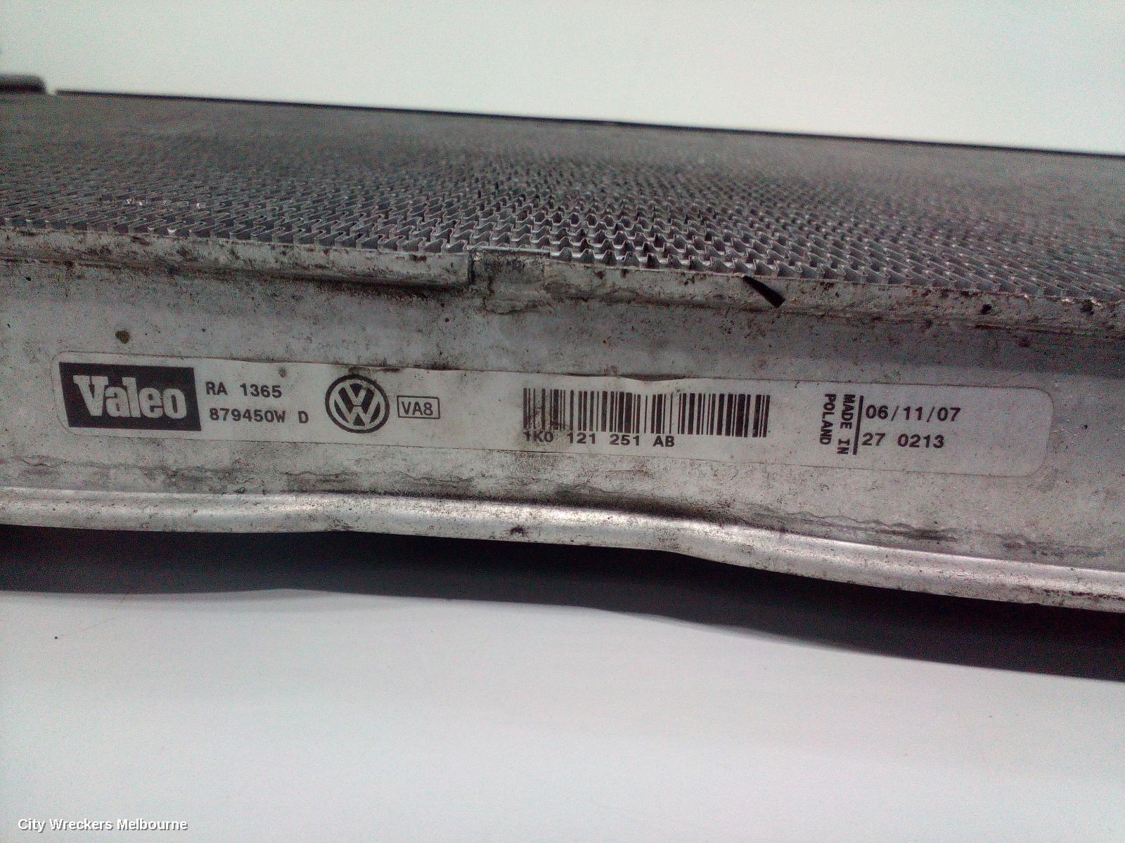 AUDI TT RADIATOR, AUTO, 2.0, PETROL, 8J, 09/2006 - 12/2014 - Image 3