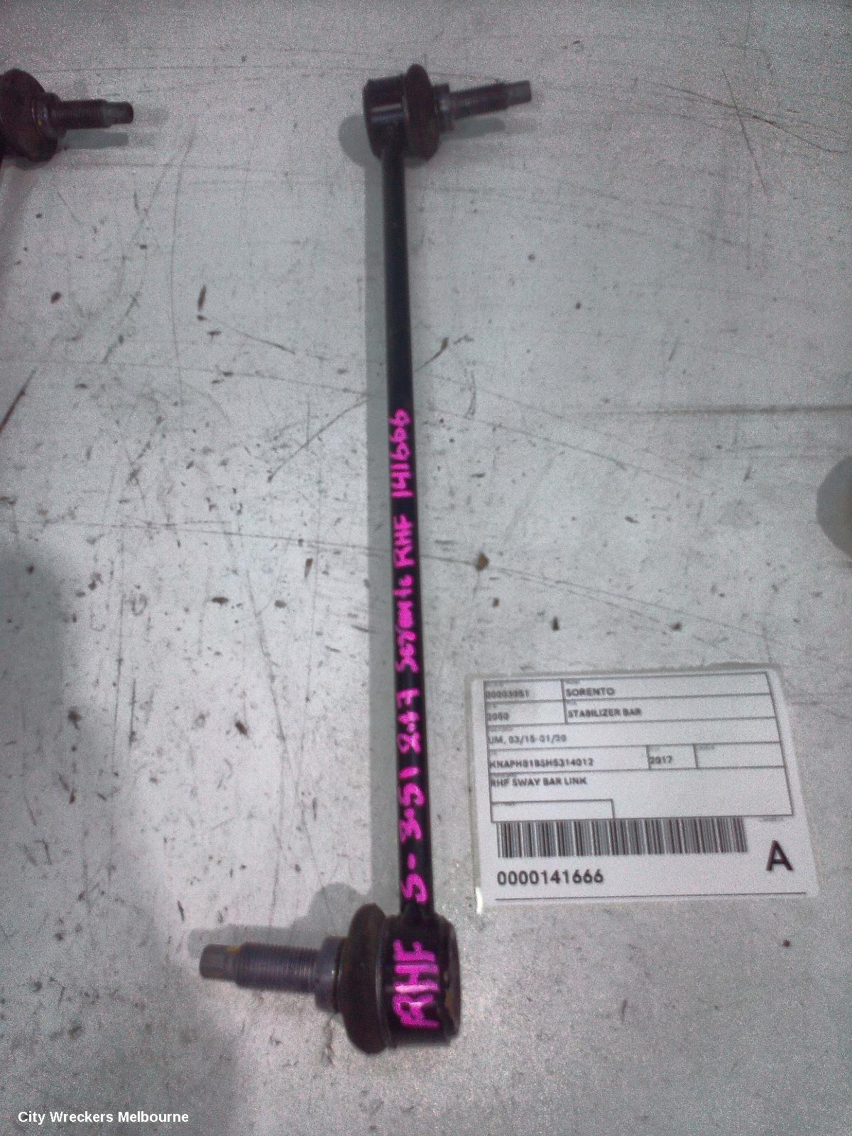 KIA SORENTO STABILISER BAR, UM, 03/2015 - 02/2020 - Image 1