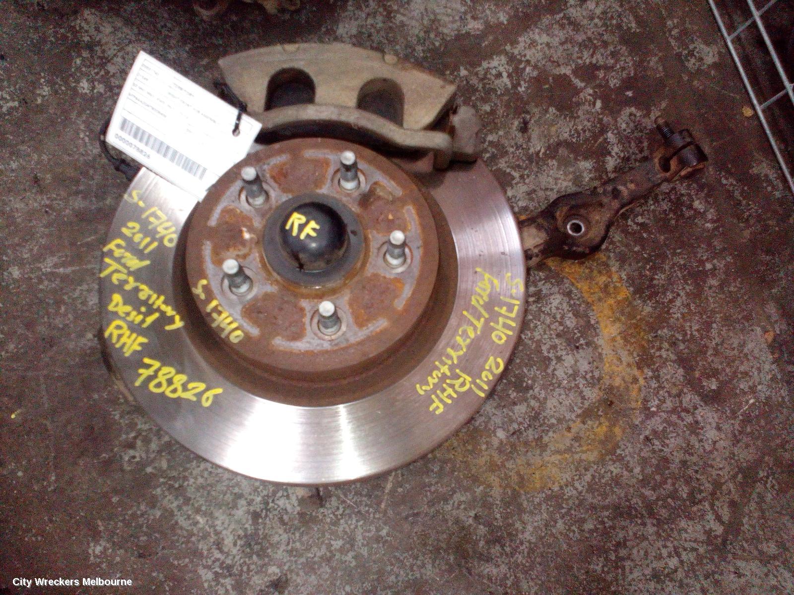 FORD TERRITORY RIGHT FRONT HUB ASSEMBLY, SZ MKI-MKII, RWD, 04/2011 - 12/2016 - Image 1