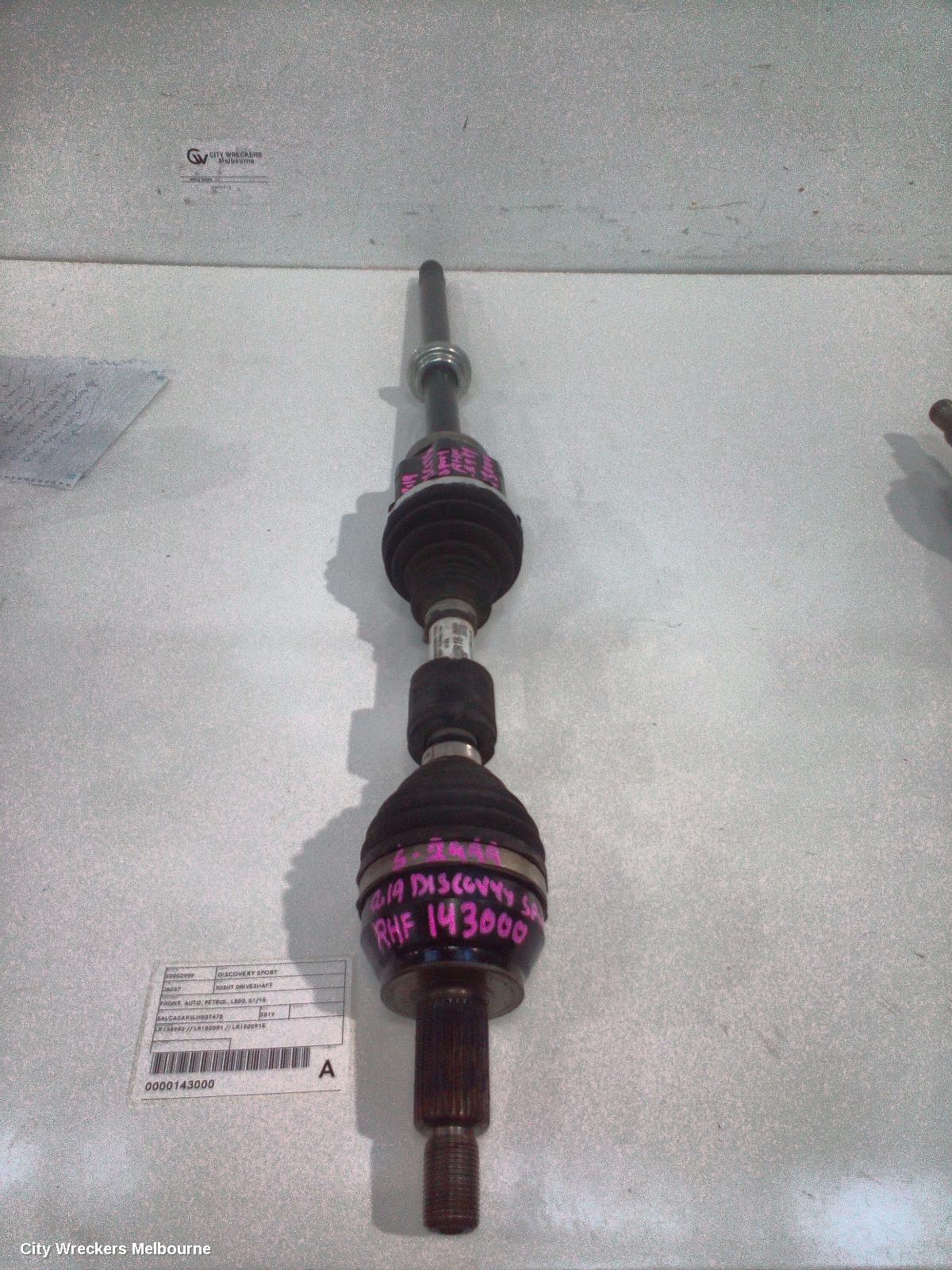 LAND ROVER DISCOVERY SPORT RIGHT DRIVESHAFT, FRONT, AUTO, PETROL, L550, 01/2015 ONWARDS - Image 2