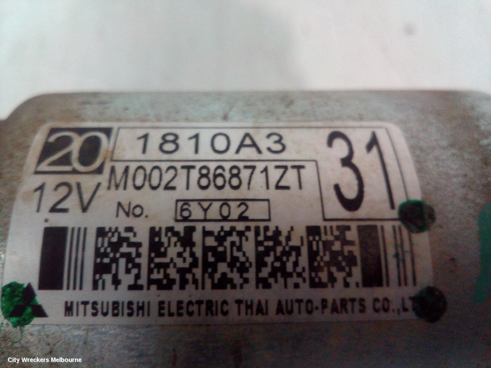 MITSUBISHI TRITON STARTER, DIESEL, 2.4, 4N15, AUTO T/M, MQ-MR, 03/2015 ONWARDS - Image 2