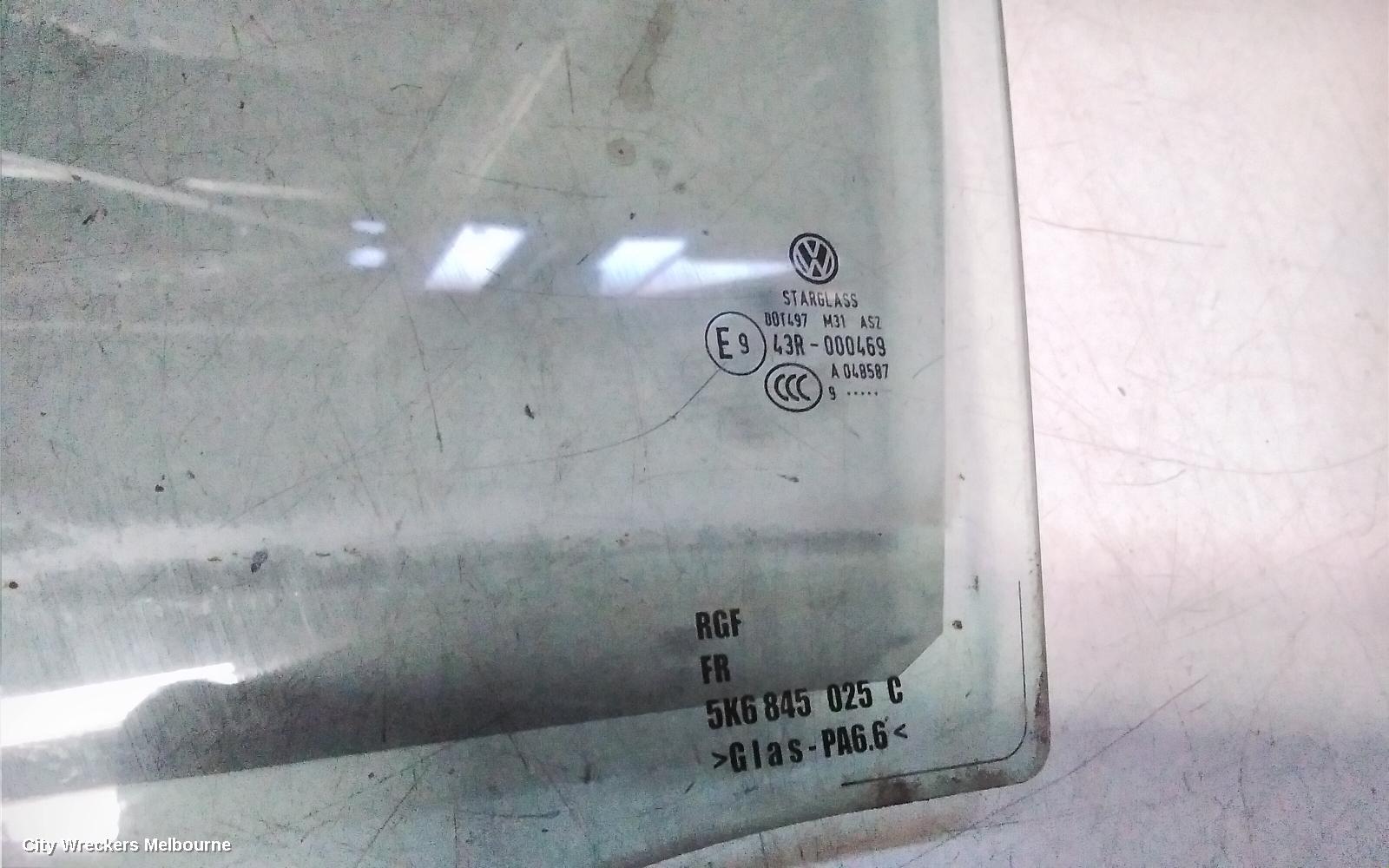 VOLKSWAGEN GOLF LEFT REAR DOOR WINDOW, GEN 6, 5DR HATCH, 10/2008 - 03/2013 - Image 3