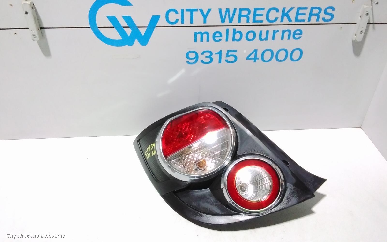HOLDEN BARINA LEFT TAILLIGHT, TM, HATCH, 11/2011 - 08/2016 - Image 1