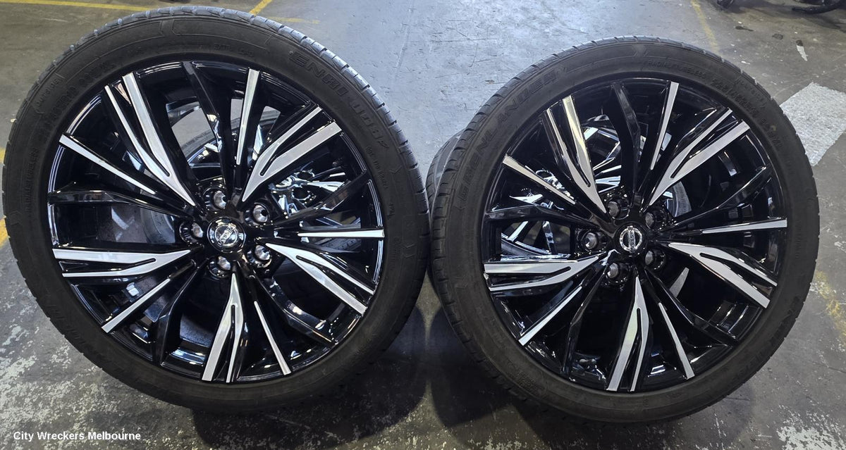 NISSAN JUKE WHEEL MAG, FACTORY, 19X7IN, MULTI SPOKE, BI-COLOUR, BLACK/SILVER, F16, 03/2020 ONWARDS - Image 2
