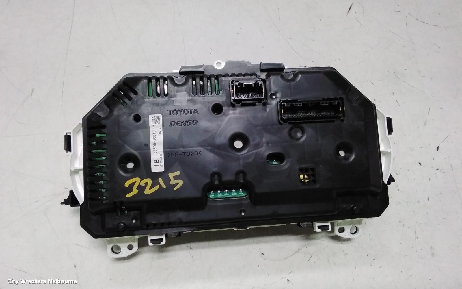 TOYOTA YARIS INSTRUMENT CLUSTER, AUTO T/M, NCP13#, 08/2011 - 06/2014 - Image 3