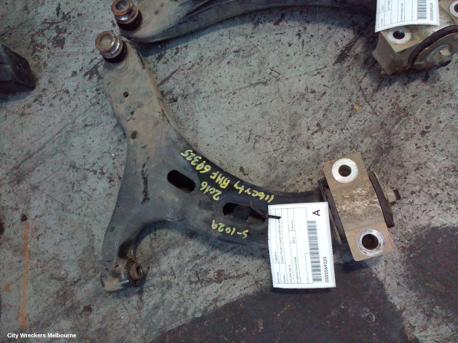 SUBARU LIBERTY RIGHT FRONT LOWER CONTROL ARM, 6TH GEN, 08/2014 ONWARDS - Image 1