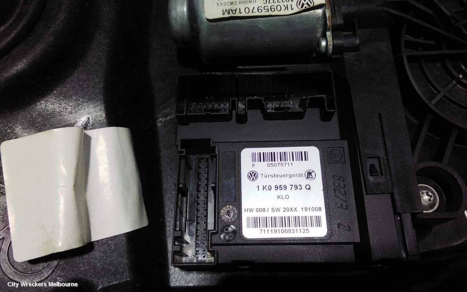 VOLKSWAGEN GOLF RIGHT FRONT WINDOW REG/MOTOR, GEN 6, 3DR/5DR HATCH, 12/2008 - 03/2013 - Image 3