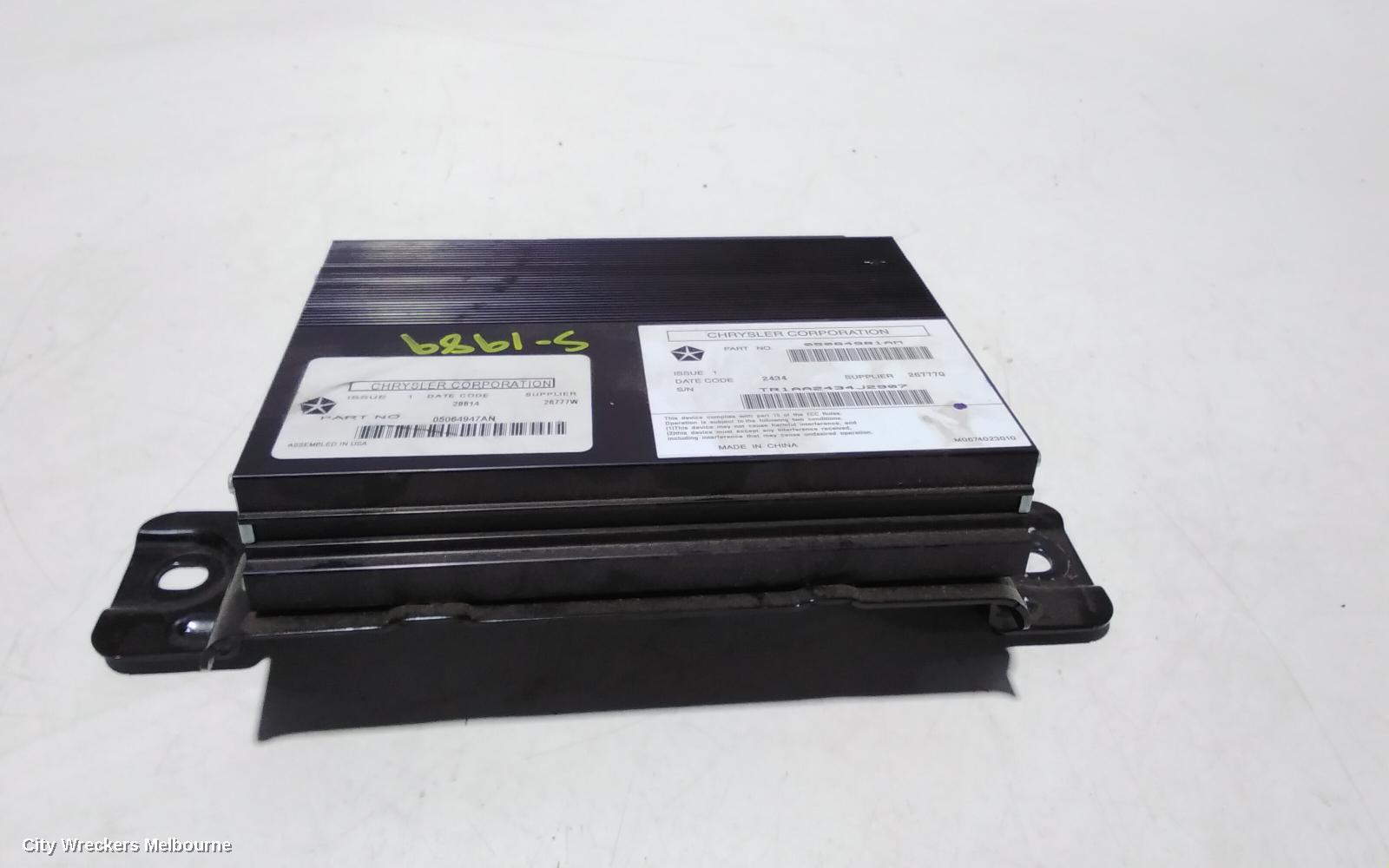 FIAT FREEMONT RADIO/CD/DVD/SAT/TV, AMPLIFIER, JF, 04/2013 - 01/2017 - Image 1