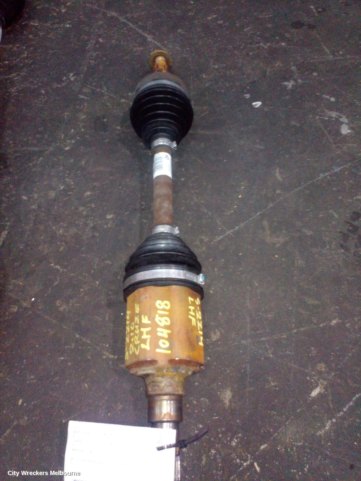 HOLDEN CRUZE LEFT DRIVESHAFT, MANUAL, 1.8, JG, 03/2009 - 02/2011 - Image 2