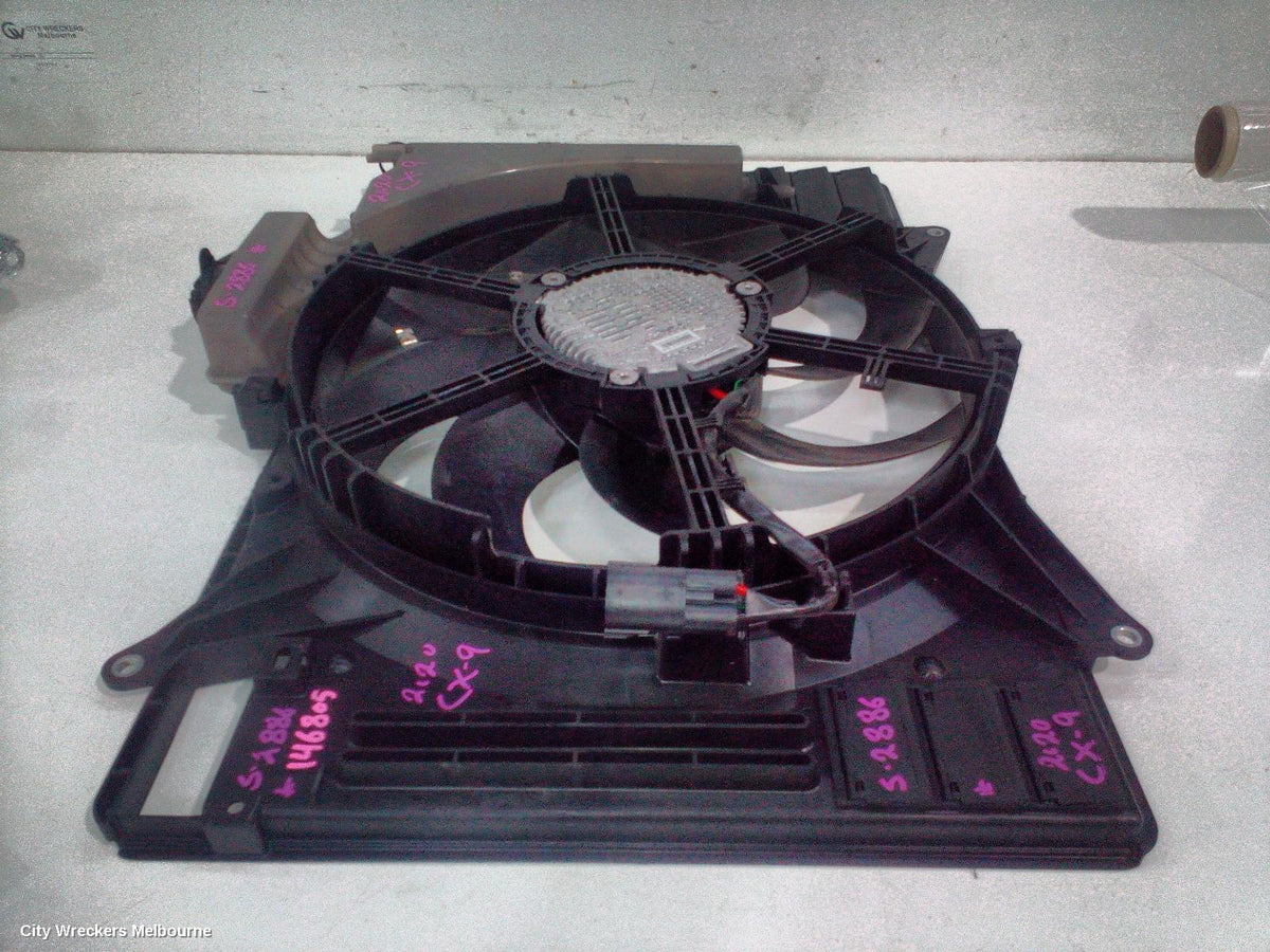 MAZDA CX9 FAN, RADIATOR FAN, PETROL, 2.5, TURBO, TC, 07/2016 - 12/2024 - Image 1