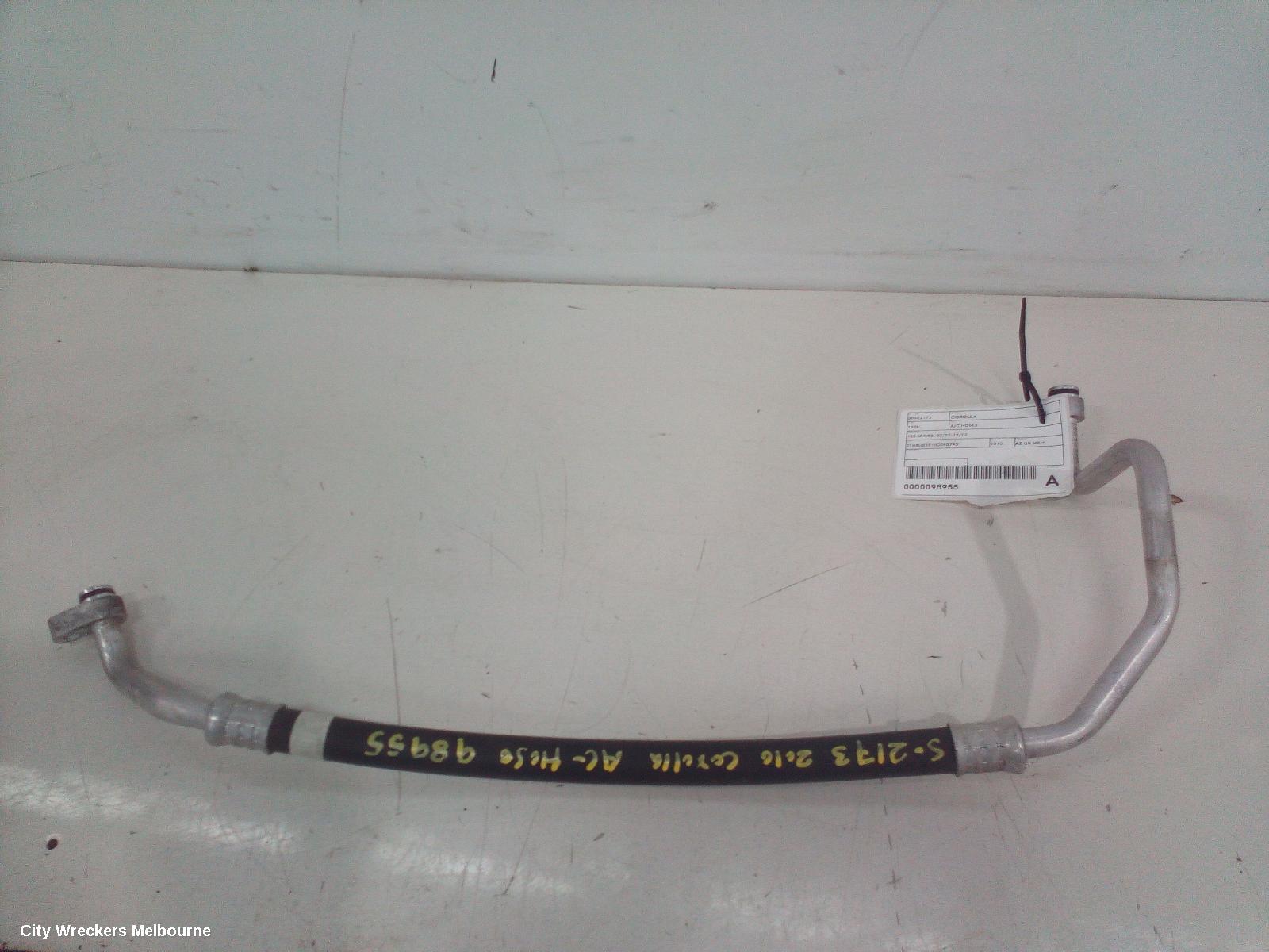 TOYOTA COROLLA A/C HOSES, 150 SERIES, 03/2007 - 12/2013 - Image 1