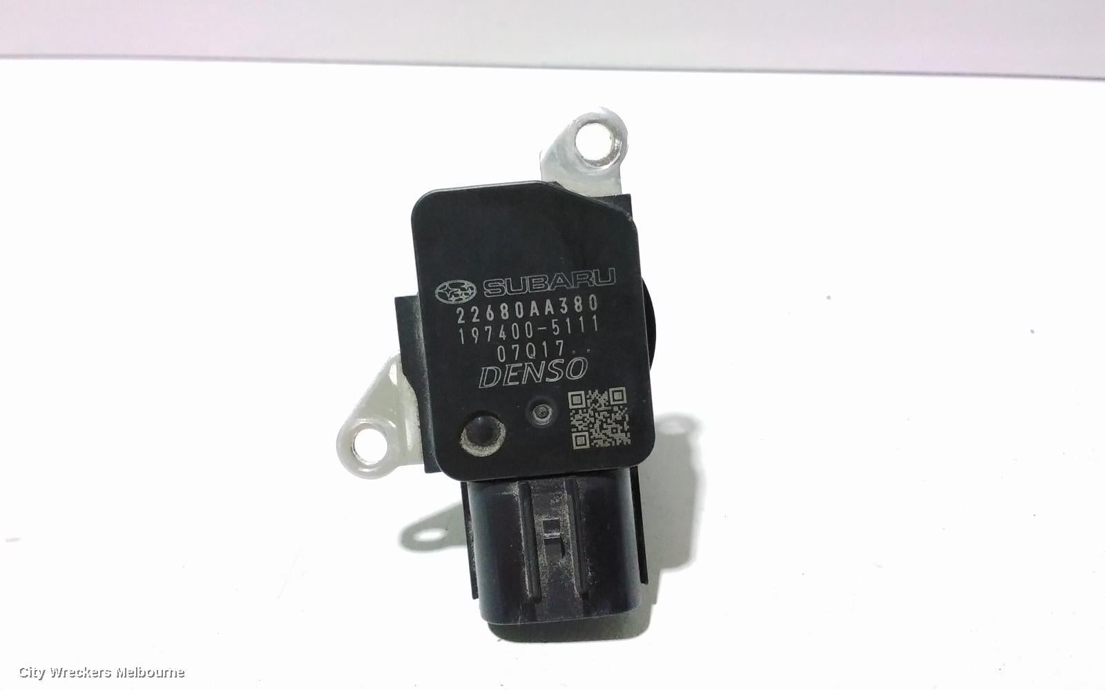 SUBARU XV AIR FLOW METER, 2.0, FB20, PETROL, G4X, P/N 22680-AA380, 01/2012 - 04/2017 - Image 1