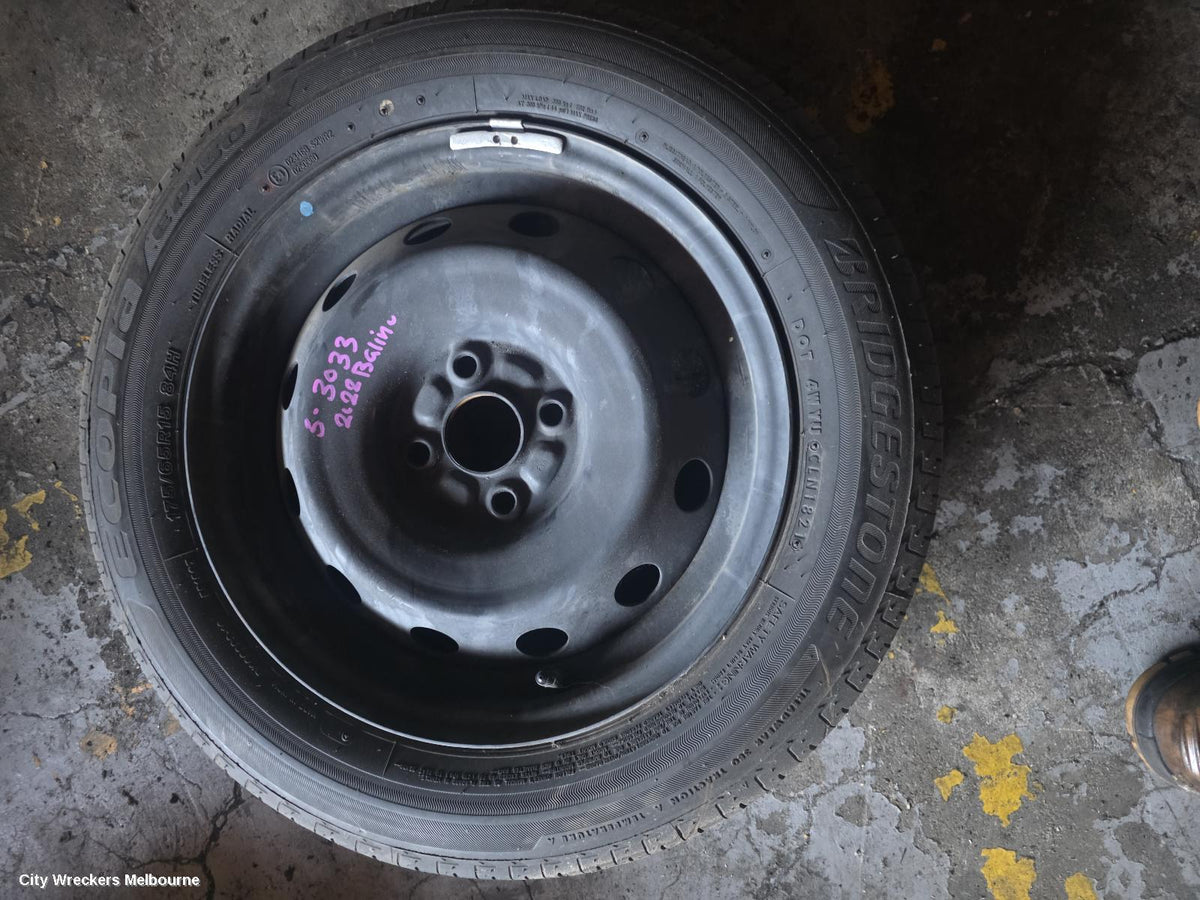 SUZUKI BALENO WHEEL STANDARD/STEEL, FACTORY, 15X5IN, EW, 04/2016 - 12/2022 - Image 1