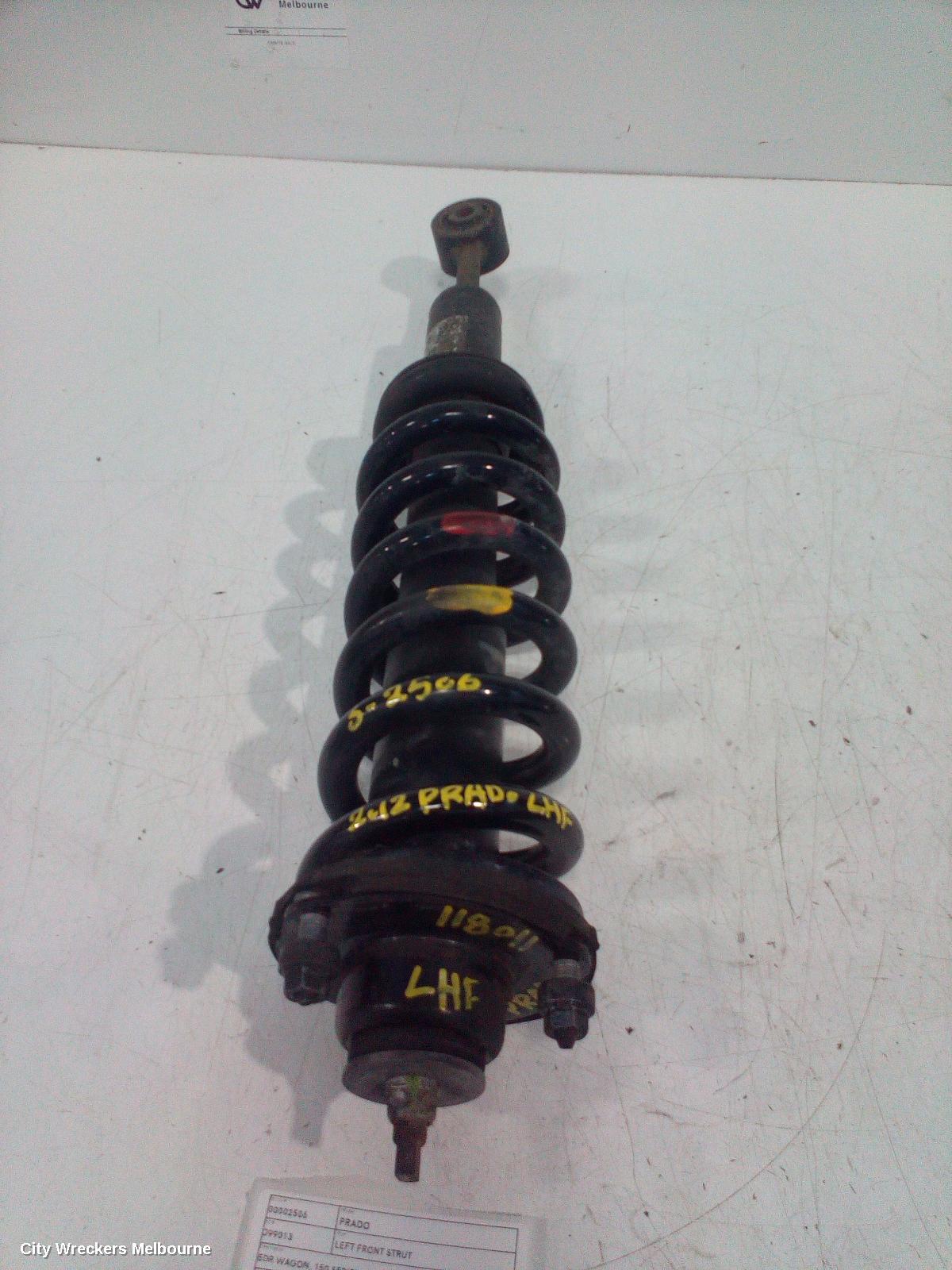 TOYOTA PRADO LEFT FRONT STRUT, 5DR WAGON, 150 SERIES, GX/GXL TYPE, 08/2009 - 07/2013 - Image 2