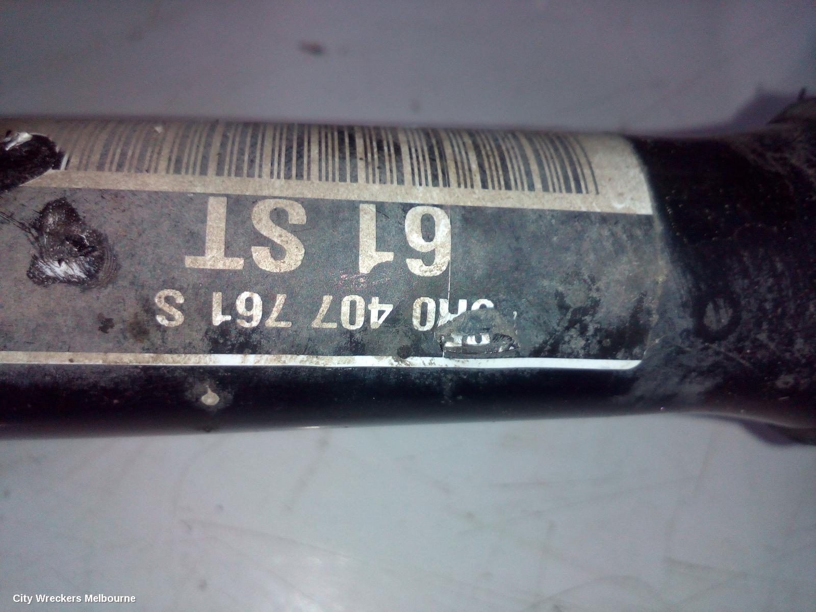 VOLKSWAGEN POLO LEFT DRIVESHAFT, AUTO T/M, PETROL, 1.4, TURBO, 6R, 05/2010 - 05/2014 - Image 3