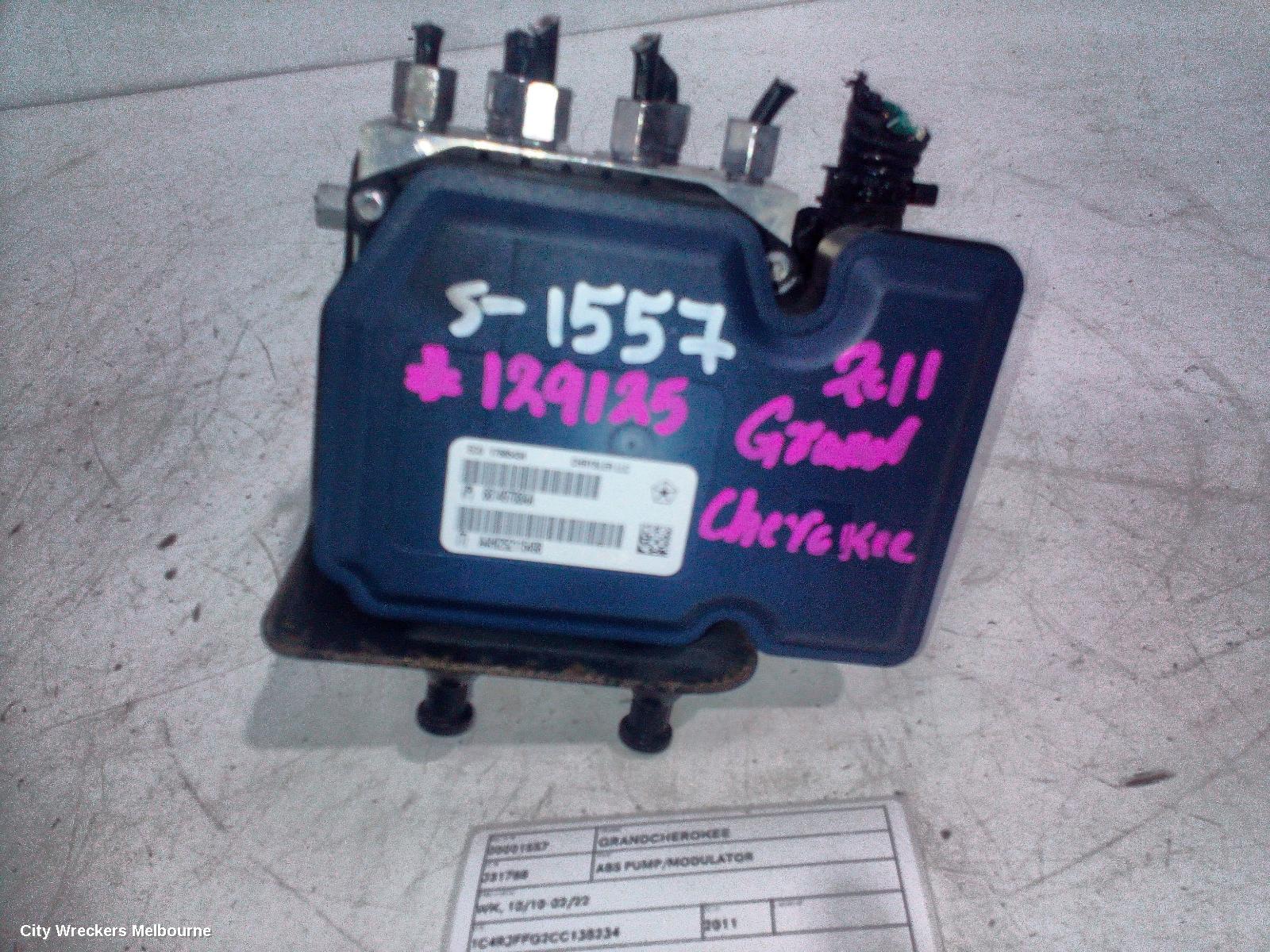 JEEP GRANDCHEROKEE ABS PUMP/MODULATOR, WK, 10/2010 - 02/2022 - Image 1