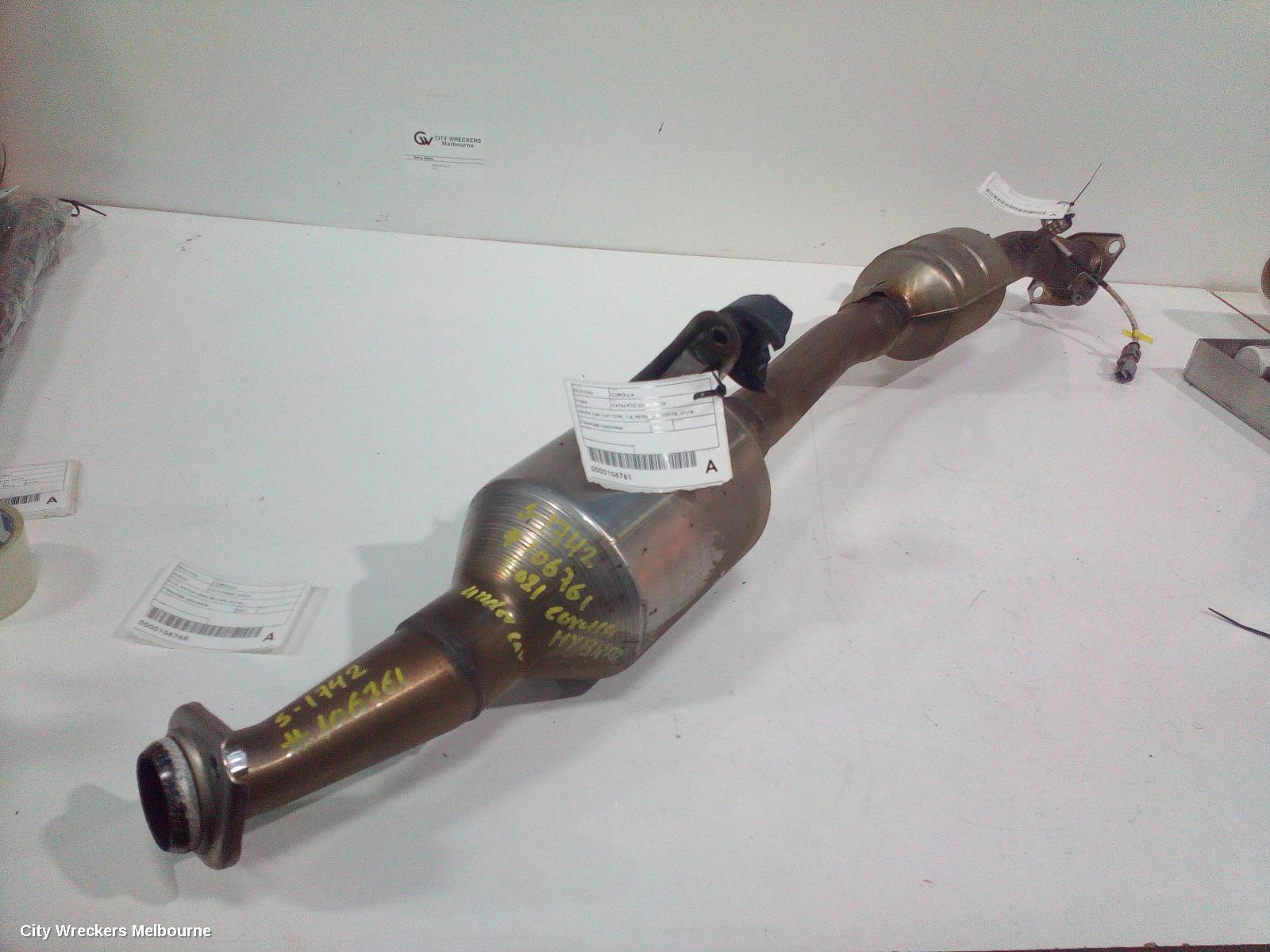 TOYOTA COROLLA CATALYTIC CONVERTER, UNDER CAR-CAT TYPE, 1.8, PETROL, ZWE211R, 07/2018 ONWARDS - Image 2