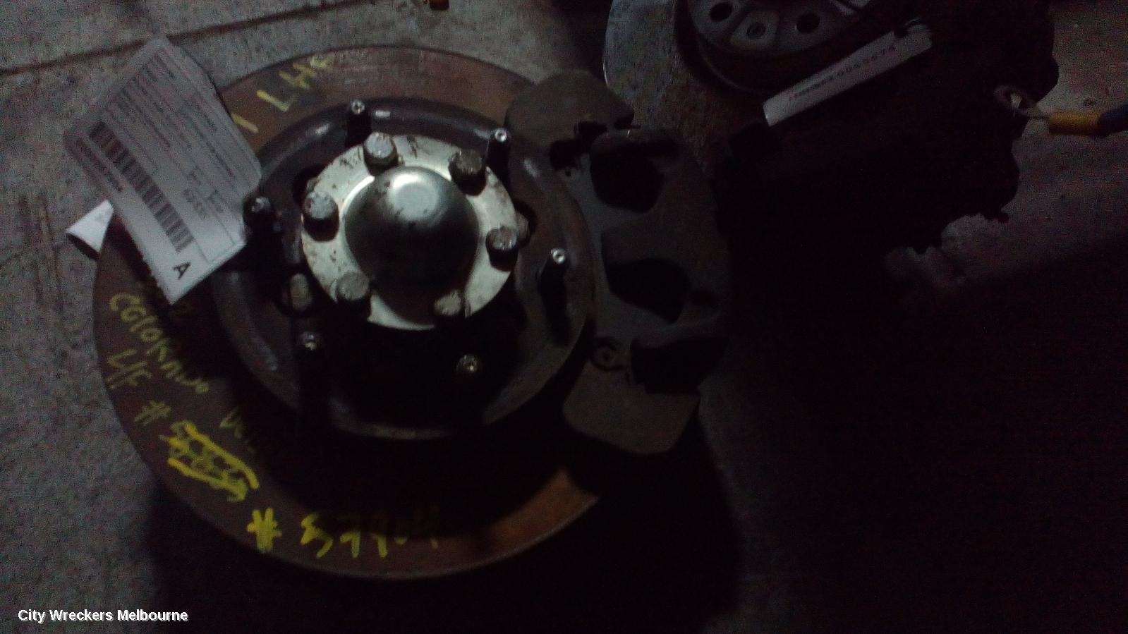 HOLDEN COLORADO LEFT FRONT HUB ASSEMBLY, RG, 2WD, HI-RIDE, ABS TYPE, 01/2012 - 06/2016 - Image 2
