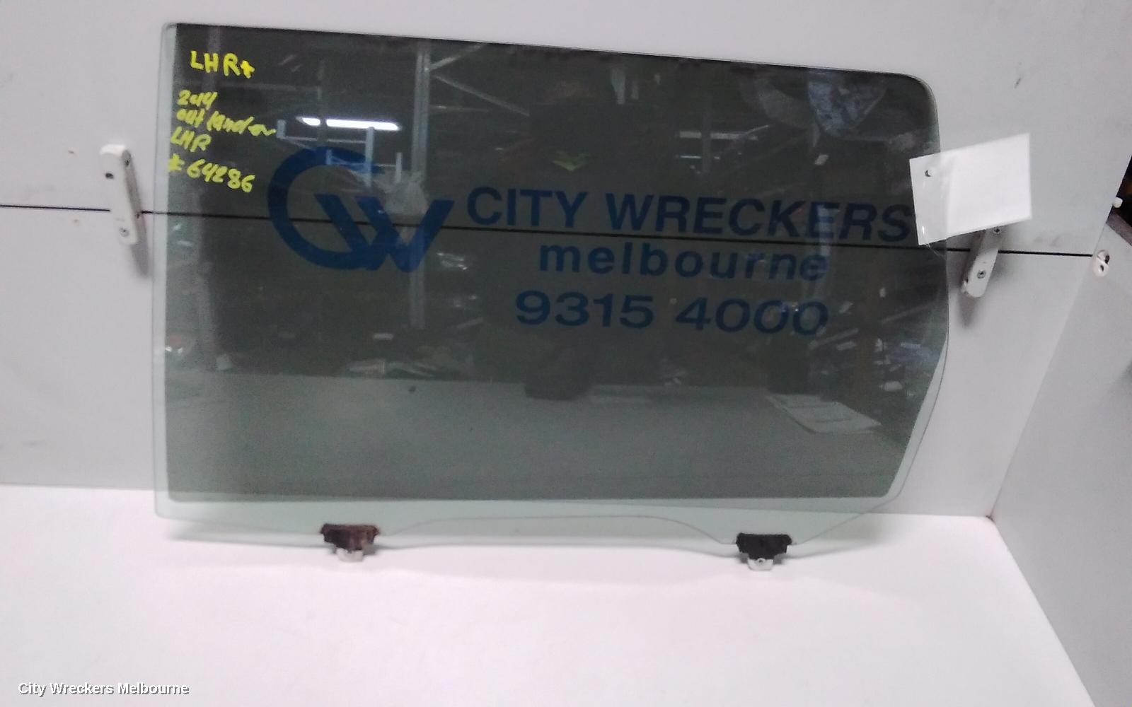 MITSUBISHI OUTLANDER LEFT REAR DOOR WINDOW, ZJ-ZK, 10/2012 ONWARDS - Image 1