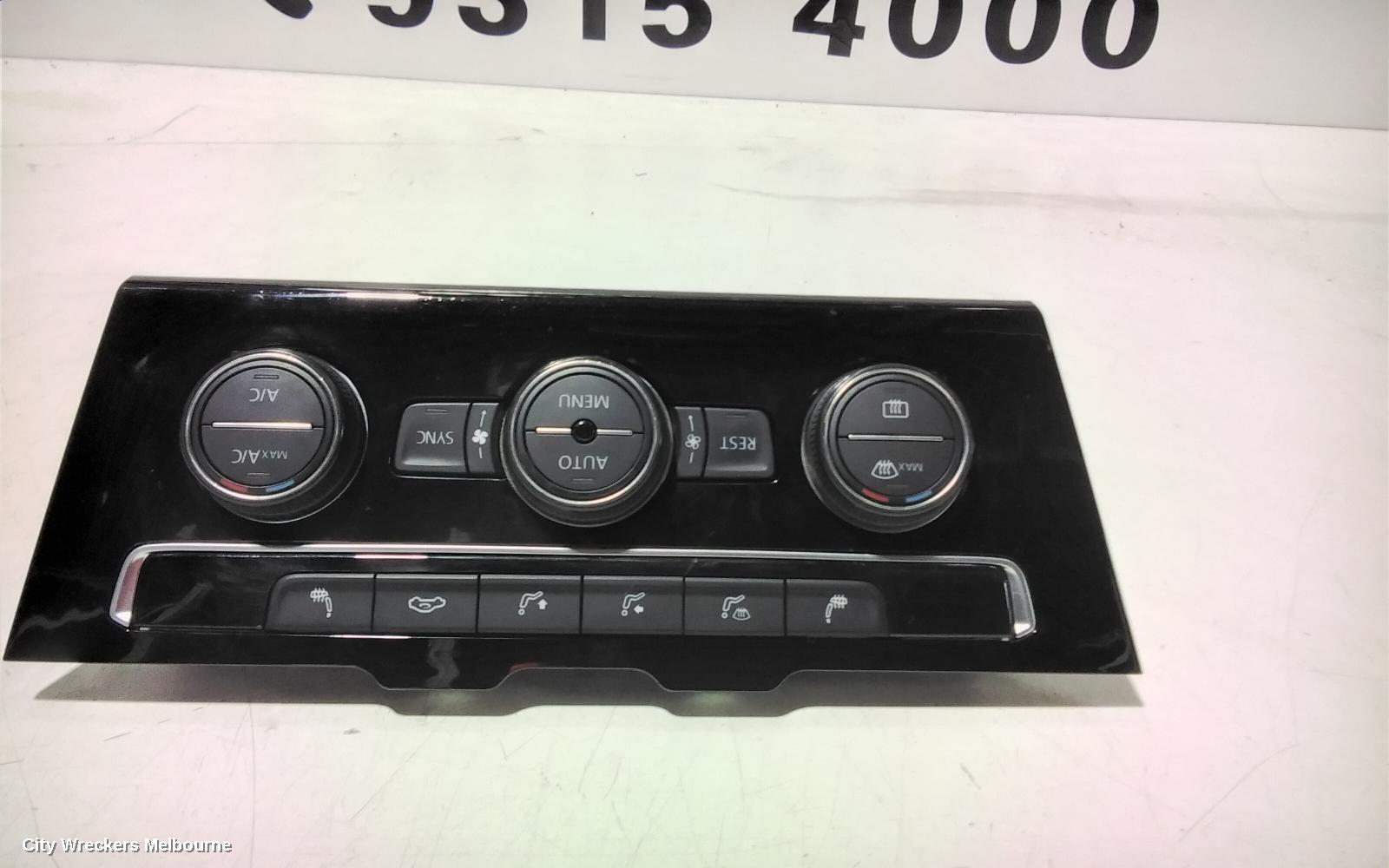 VOLKSWAGEN PASSAT HEATER/AC CONTROLS, B8/MK7, FRONT, 06/2015 - 10/2019 - Image 2