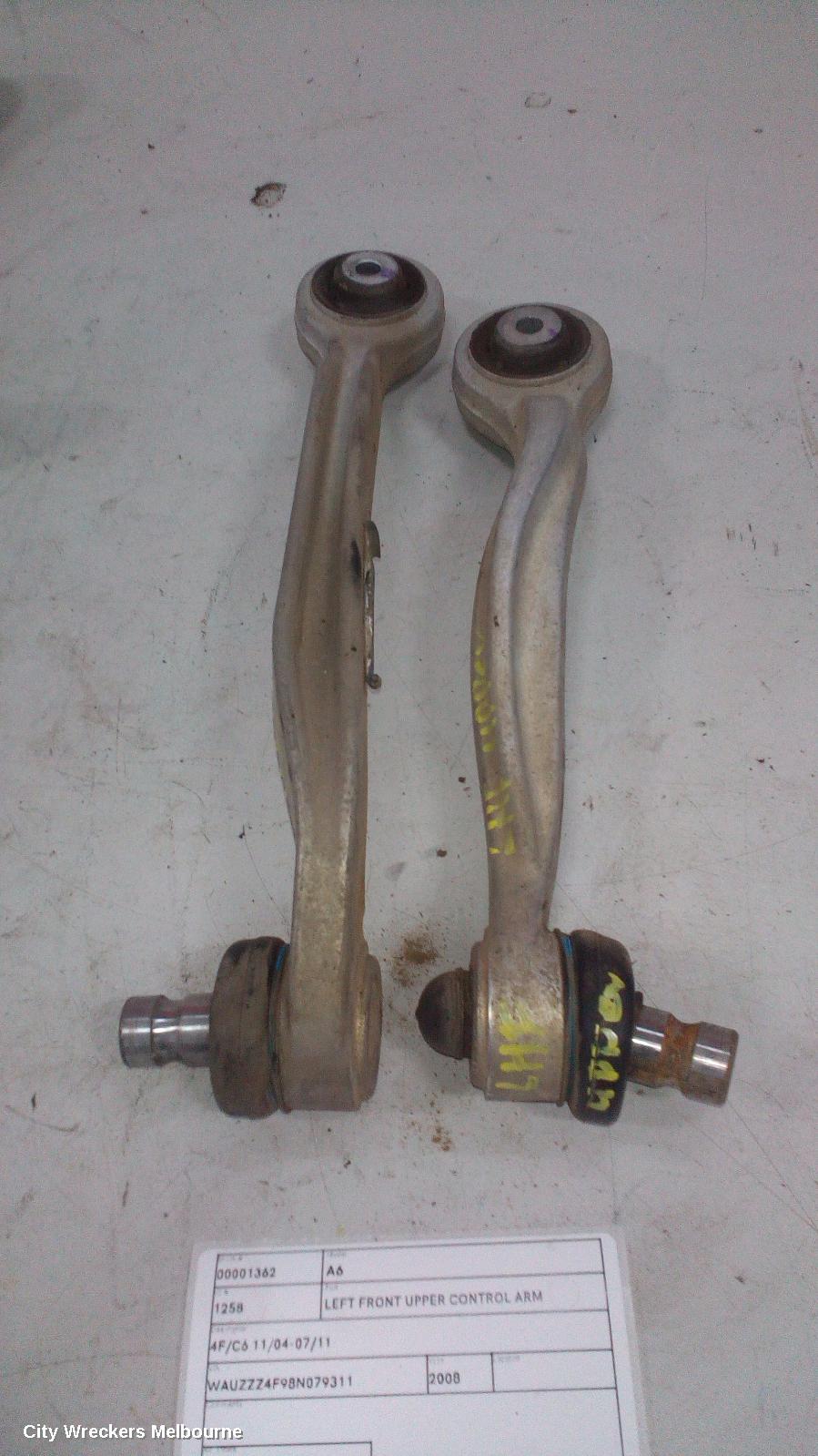 AUDI A6 LEFT FRONT UPPER CONTROL ARM, FRONT, 4F/C6, 11/2004 - 07/2011 - Image 1